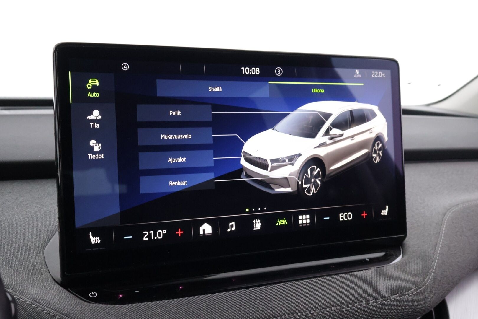 Skoda Enyaq 2022 80x 4x4 iV - | Suomi-Auto | LED | P.Kamera | ILP | Lämmitettävä ohjauspyörä | 2x Skoda Alumiinivanteet |