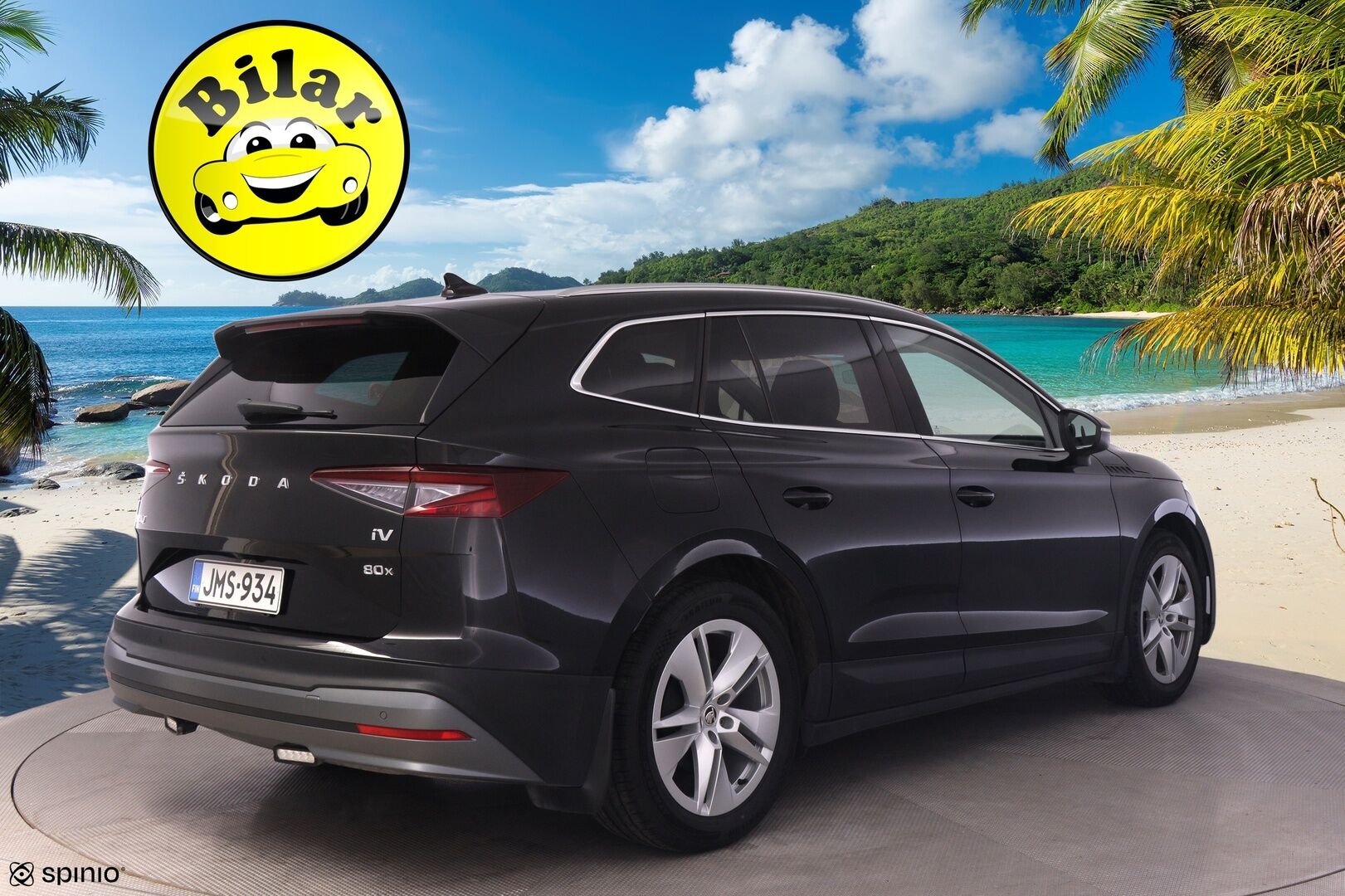 Skoda Enyaq 2022 80x 4x4 iV - | Suomi-Auto | LED | P.Kamera | ILP | Lämmitettävä ohjauspyörä | 2x Skoda Alumiinivanteet |