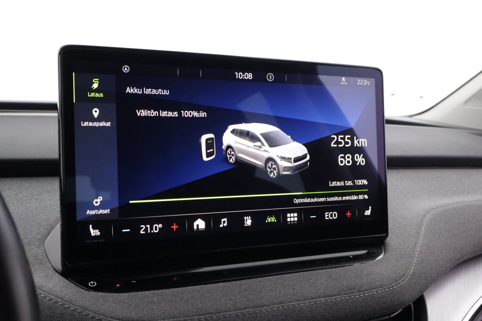 Skoda Enyaq 2022 80x 4x4 iV - | Suomi-Auto | LED | P.Kamera | ILP | Lämmitettävä ohjauspyörä | 2x Skoda Alumiinivanteet |