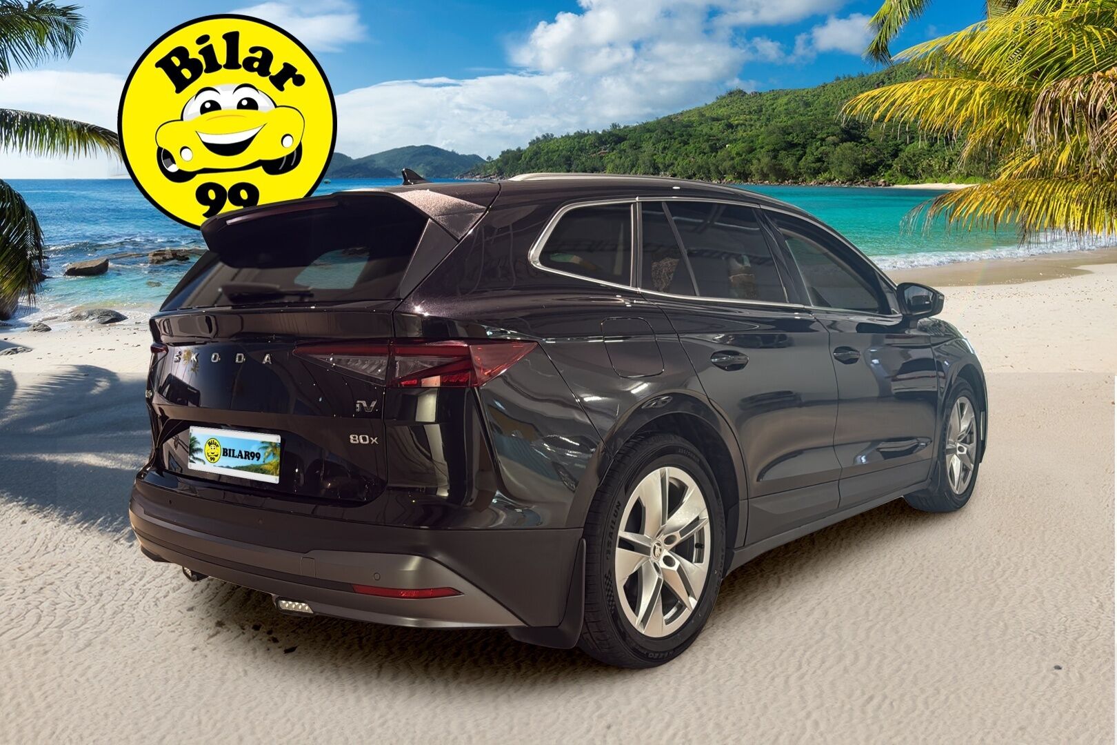 Skoda Enyaq 2022 80x 4x4 iV - | Suomi-Auto | LED | P.Kamera | ILP | Lämmitettävä ohjauspyörä | 2x Skoda Alumiinivanteet |