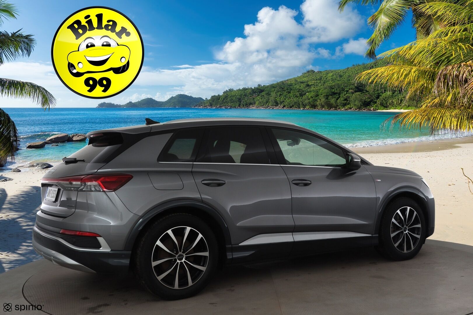 Audi Q4 e-tron 2022 S line 50 e-tron quattro * Sonos / ILP / ACC / Matrix-LED / P.Kamera / Sportpenkit / Navi / Kaistavahti * - 1-om Suomi-auto / Akku kuntotarkastettu /  2x Latauskaapelit / Kahdet renkaat aluvanteilla