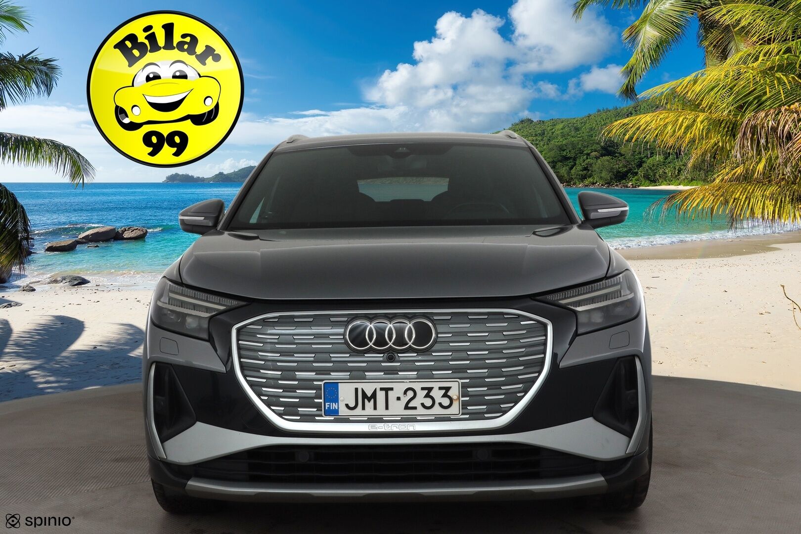 Audi Q4 e-tron 2022 S line 50 e-tron quattro * Sonos / ILP / ACC / Matrix-LED / P.Kamera / Sportpenkit / Navi / Kaistavahti * - 1-om Suomi-auto / Akku kuntotarkastettu /  2x Latauskaapelit / Kahdet renkaat aluvanteilla