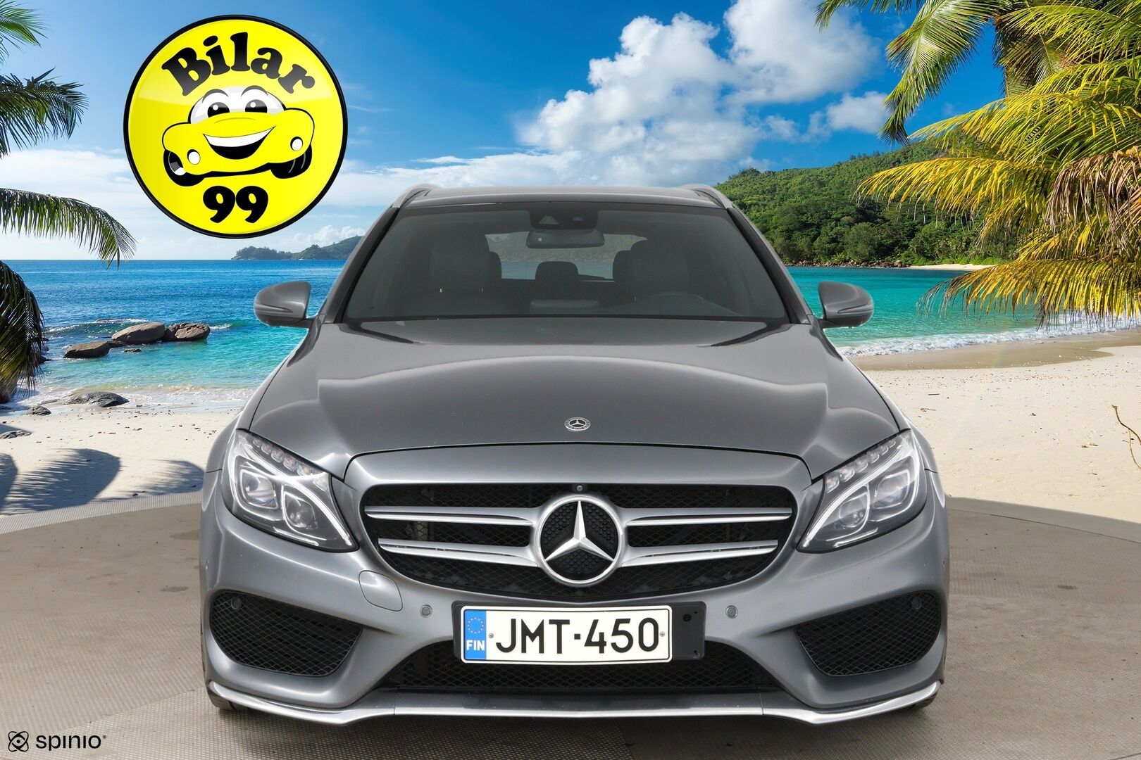Mercedes-Benz C 2017 220 d T 4Matic A Business AMG * ILS+ / Webasto / Koukku / Panorama / 360° / Burmester / BLIS * - Nahkasisusta / Ambient Light - HULLUT AVAJAISHULINAT KORKOTARJOUS 3,29 %