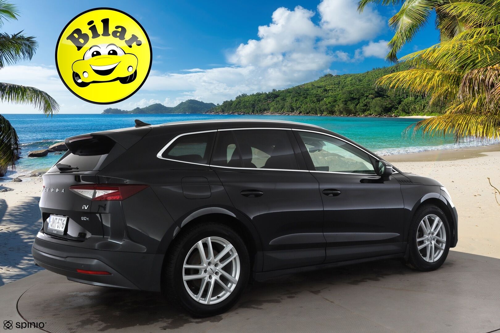 Skoda Enyaq 2022 80x 4x4 iV - | ACC | Koukku | ILP | LED | P.Kamera | Puolinahat | Ratinlämmitys | Keyless | Apple&Android | 1.Om Suomi-auto | Merkkihuollettu | Kahdet Renkaat |