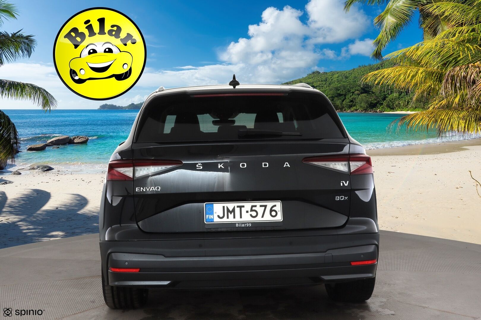 Skoda Enyaq 2022 80x 4x4 iV - | ACC | Koukku | ILP | LED | P.Kamera | Puolinahat | Ratinlämmitys | Keyless | Apple&Android | 1.Om Suomi-auto | Merkkihuollettu | Kahdet Renkaat |