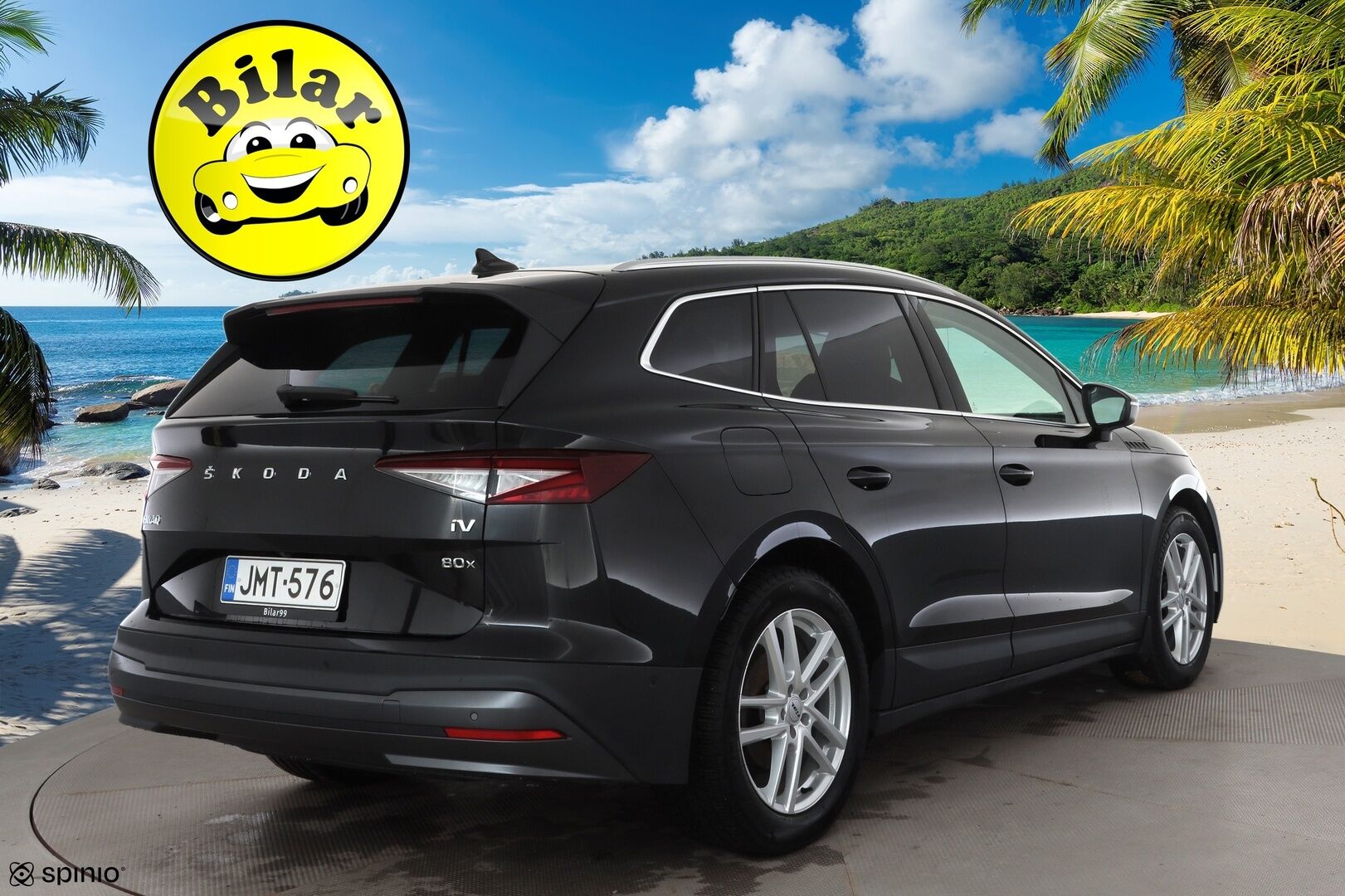 Skoda Enyaq 2022 80x 4x4 iV - | ACC | Koukku | ILP | LED | P.Kamera | Puolinahat | Ratinlämmitys | Keyless | Apple&Android | 1.Om Suomi-auto | Merkkihuollettu | Kahdet Renkaat |
