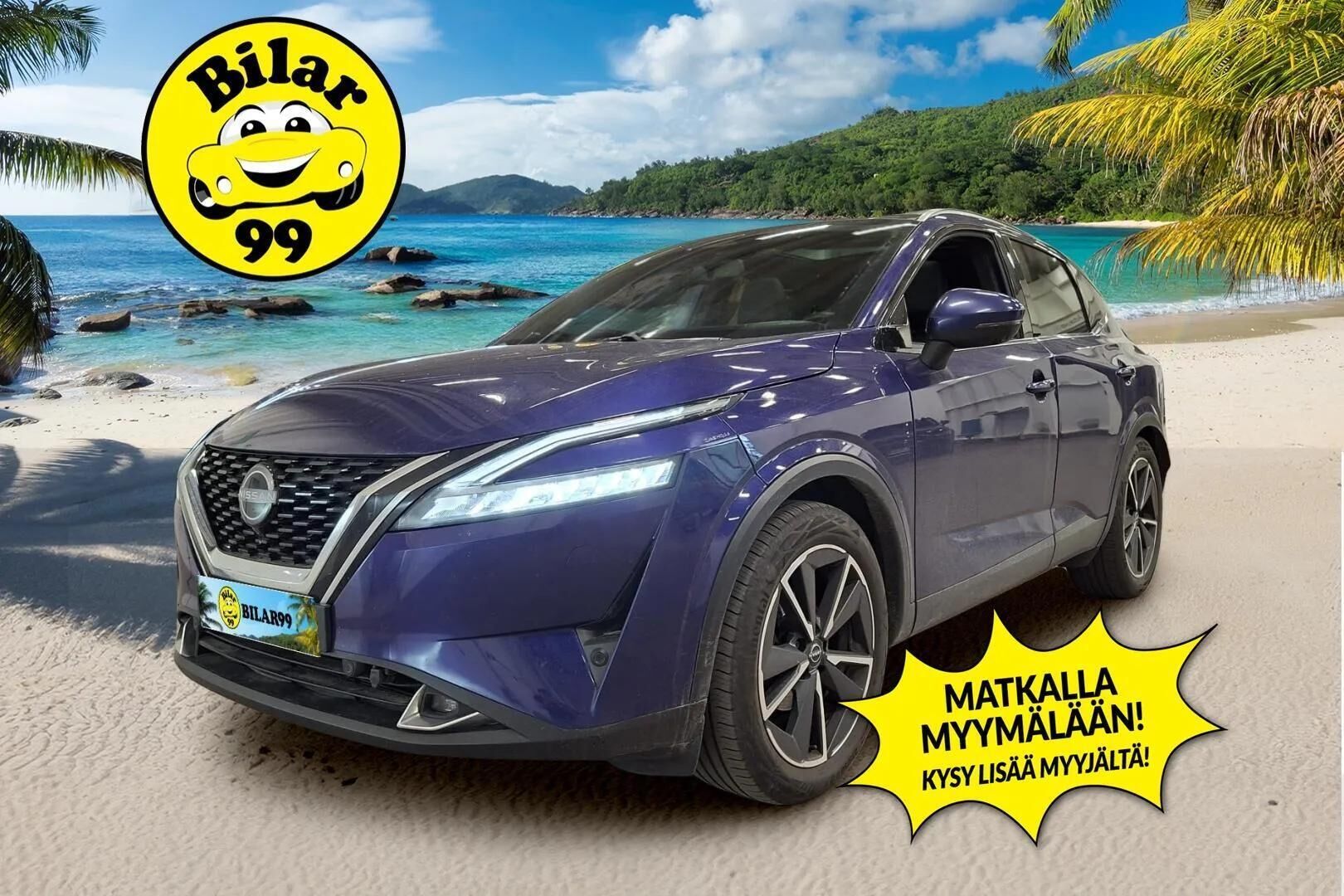 Nissan Qashqai 2022 MHEV 158 Xtronic 4WD Tekna+ - | ACC | BOSE | HUD | 360-kamera |  Lasikatto | Sähkösäätöiset nappanahat | Hierovat etupenkit | Vetokoukku | Digimittaristo | Apple & Android | Kessy | BLIS |