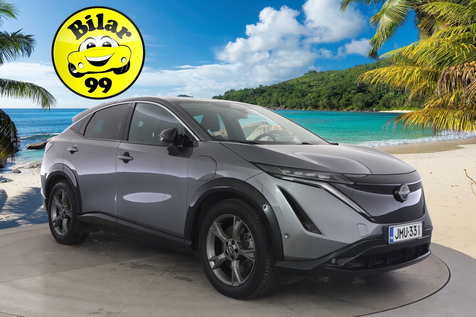Nissan Ariya 2022 87kWh Evolve - Adapt. Vakkari / HUD / Panorama / Bose / 360° Kamera / Ilmastoidut Muistipenkit / Koukku / KeylessGo / Kaistavahti / Ratinlämmitin - KORKO VAIN 3,99 %