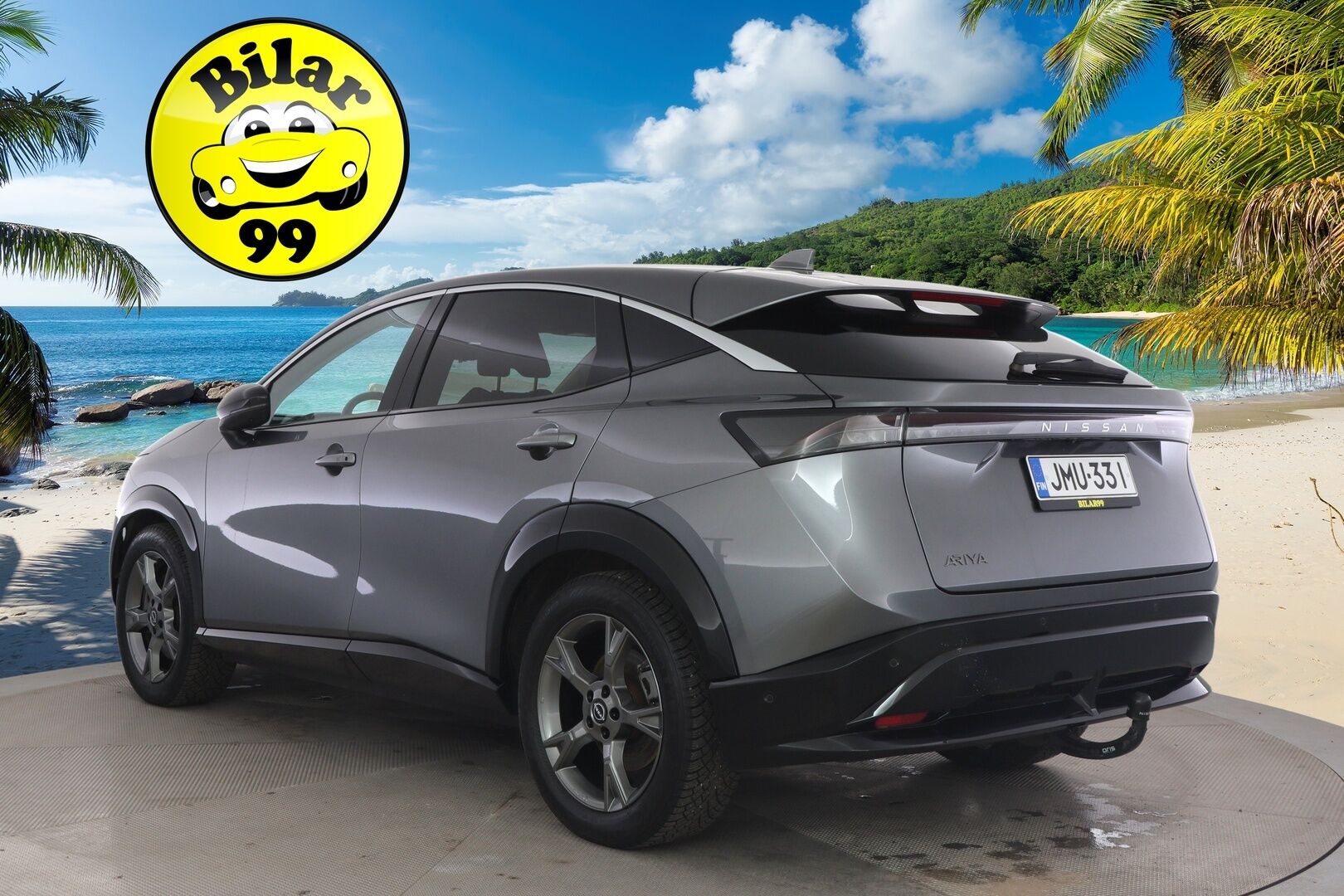 Nissan Ariya 2022 87kWh Evolve - Adapt. Vakkari / HUD / Panorama / Bose / 360° Kamera / Ilmastoidut Muistipenkit / Koukku / KeylessGo / Kaistavahti / Ratinlämmitin - KORKO VAIN 3,99 %