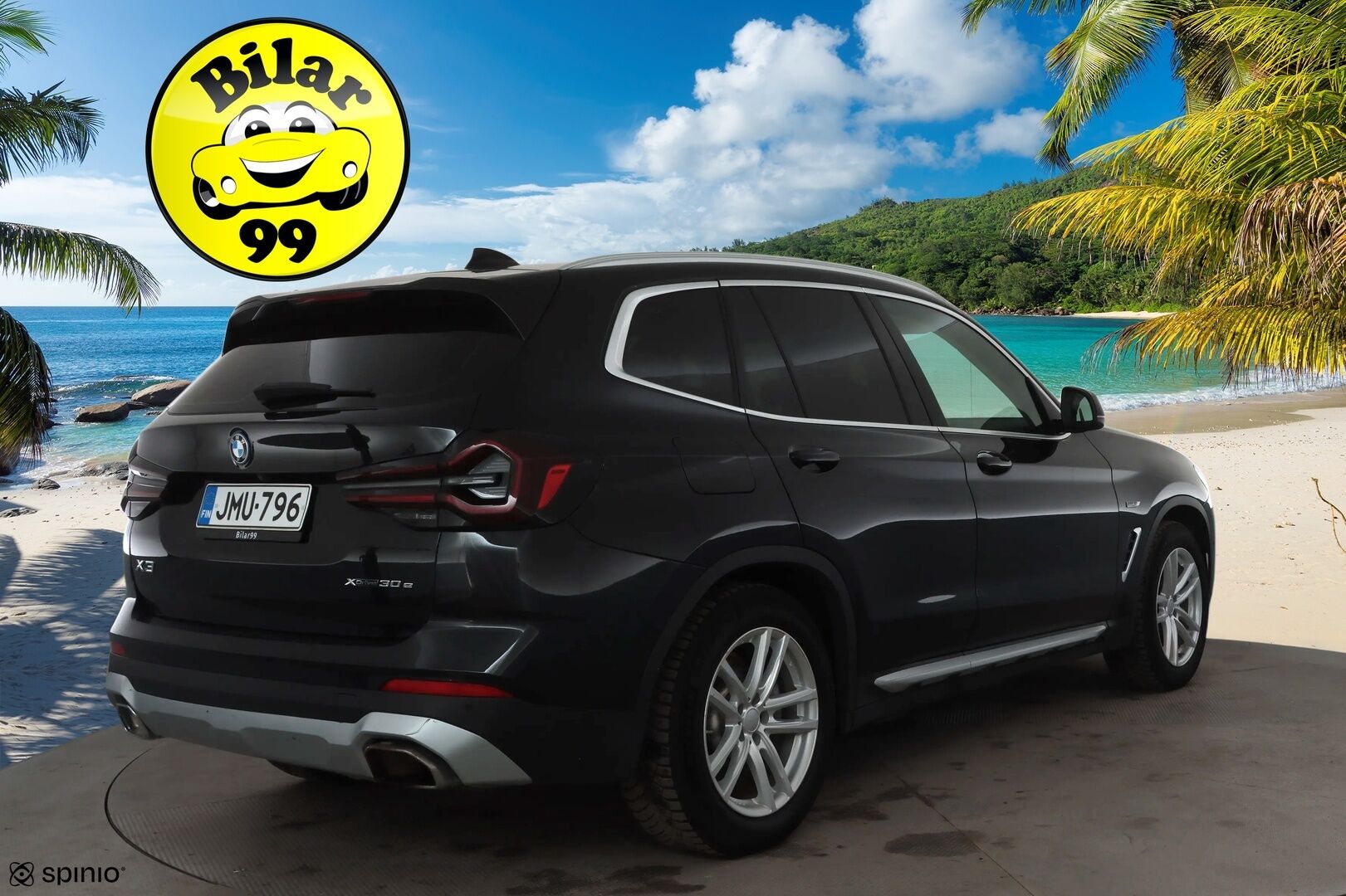 BMW X3 2023 G01 xDrive 30e A Charged Edition * Vakkari / P.kamera / Koukku / Hifi / Sporttinahat / Sähköluukku / LED / Navi * - 1.Om Suomi-auto / Akku kuntotarkastettu SoH 91,3% / Kahdet renkaat aluvanteilla 