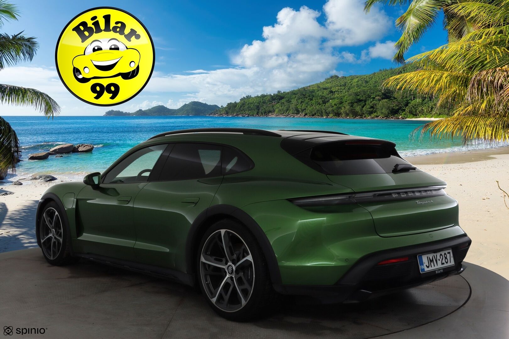 Porsche Taycan 2023 4 Cross Turismo - * ACC | Sport Chrono | Lasikatto | PASM | PDLS+ | Comfort Access |Sound Package | ILP | Muistipenkit *