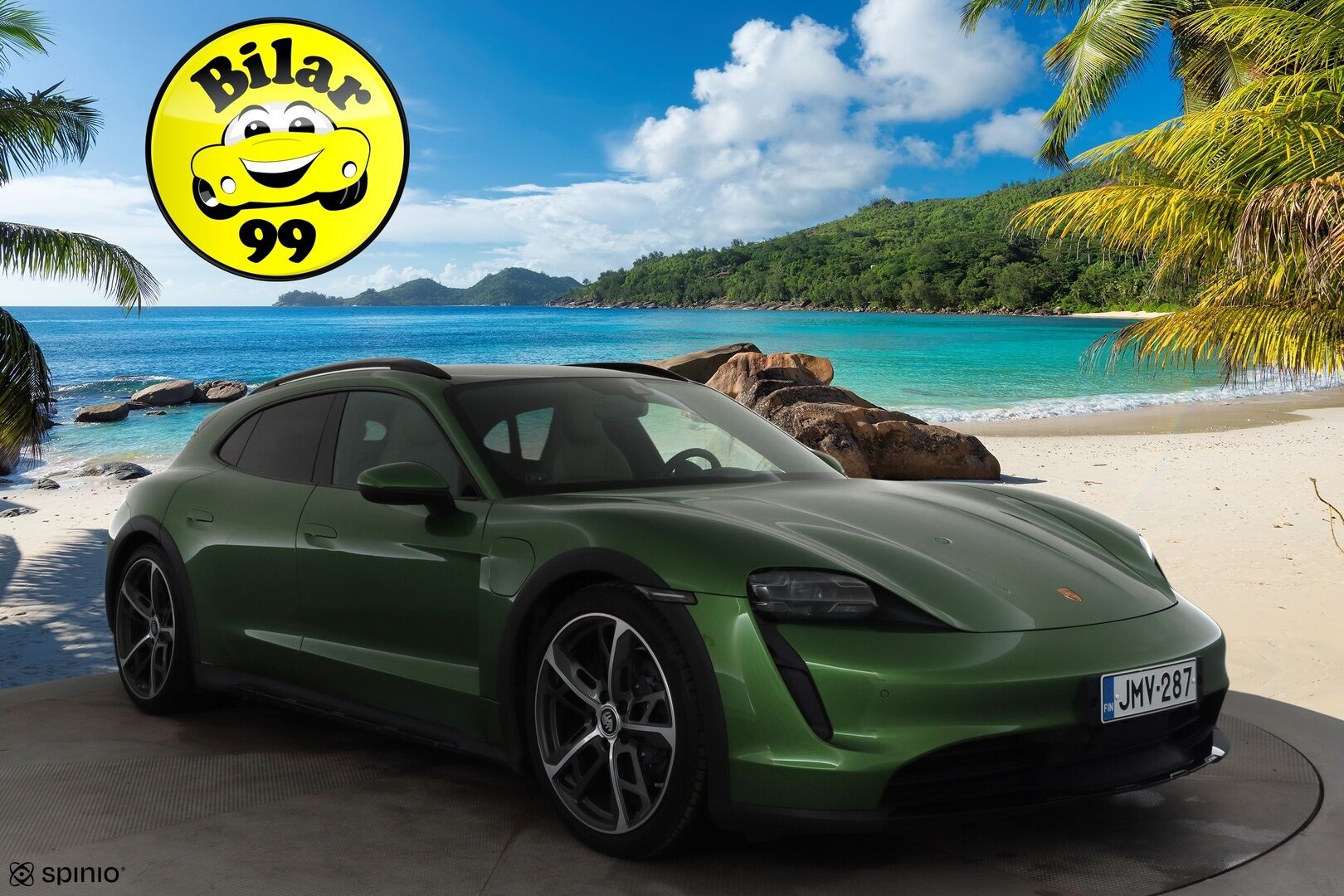 Porsche Taycan 2023 4 Cross Turismo * ACC / Sport Chrono / Lasikatto / PASM / PDLS+ / Comfort Access / Sound Package / ILP / Muistipenkit * - 1.Om Suomi-auto / Merkkihuollettu / Akku kuntotarkastettu!