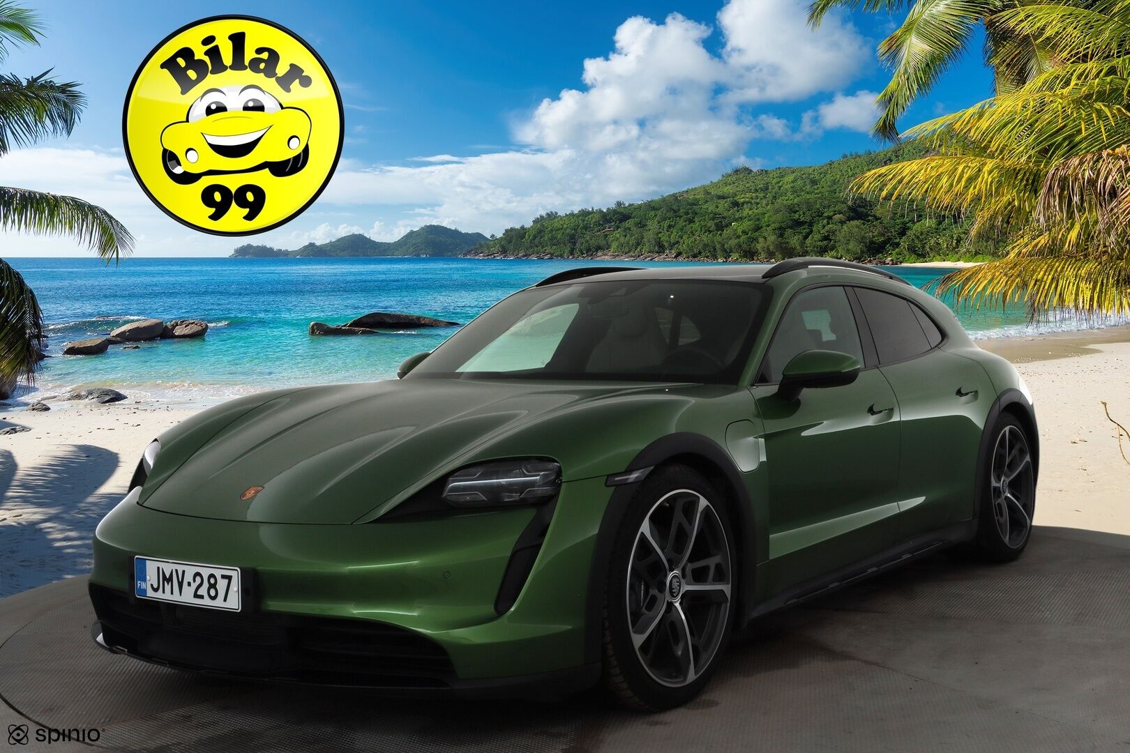 Porsche Taycan 2023 4 Cross Turismo - * ACC | Sport Chrono | Lasikatto | PASM | PDLS+ | Comfort Access |Sound Package | ILP | Muistipenkit *