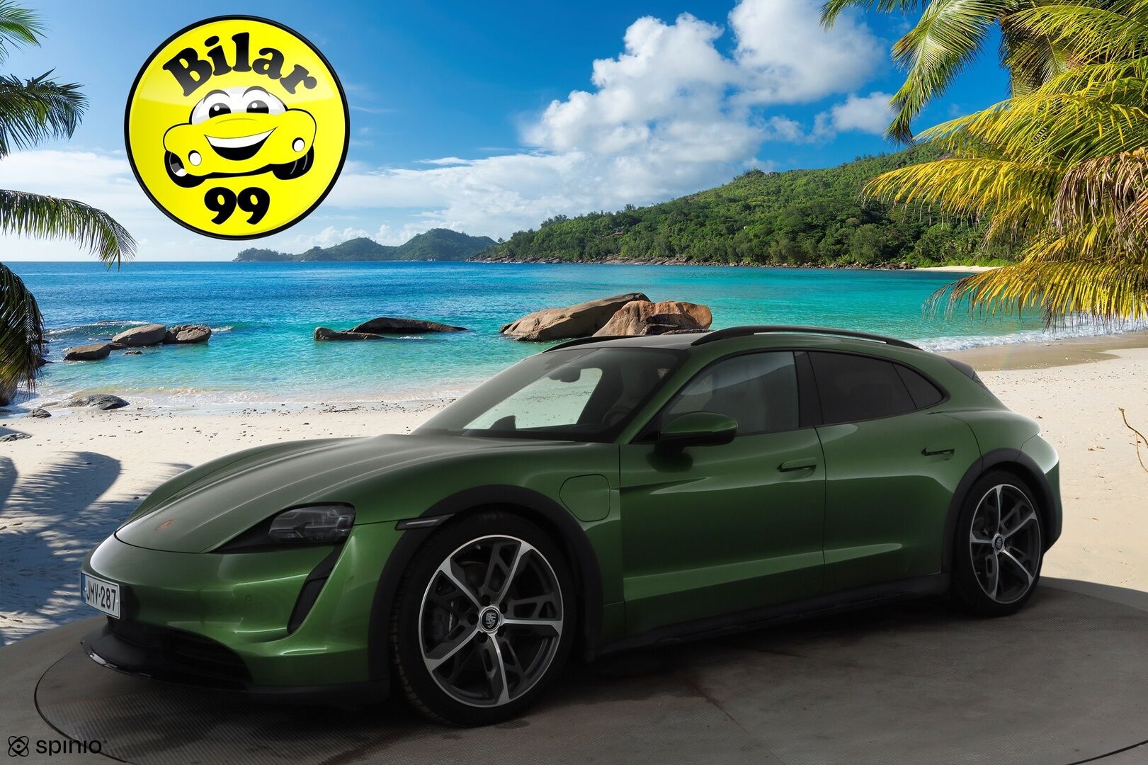 Porsche Taycan 2023 4 Cross Turismo * ACC / Sport Chrono / Lasikatto / PASM / PDLS+ / Comfort Access / Sound Package / ILP / Muistipenkit * - 1.Om Suomi-auto / Merkkihuollettu / Akku kuntotarkastettu!