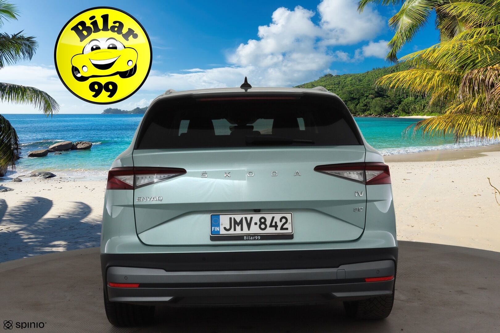 Skoda Enyaq 2023 80 iV * ACC / ILP / P.kamera / LED / Navi / Kaistavahti / Keyless * - 1-om Suomi-auto / Akku kuntotarkastettu / Kahdet renkaat aluvanteilla / Merkkihuollot