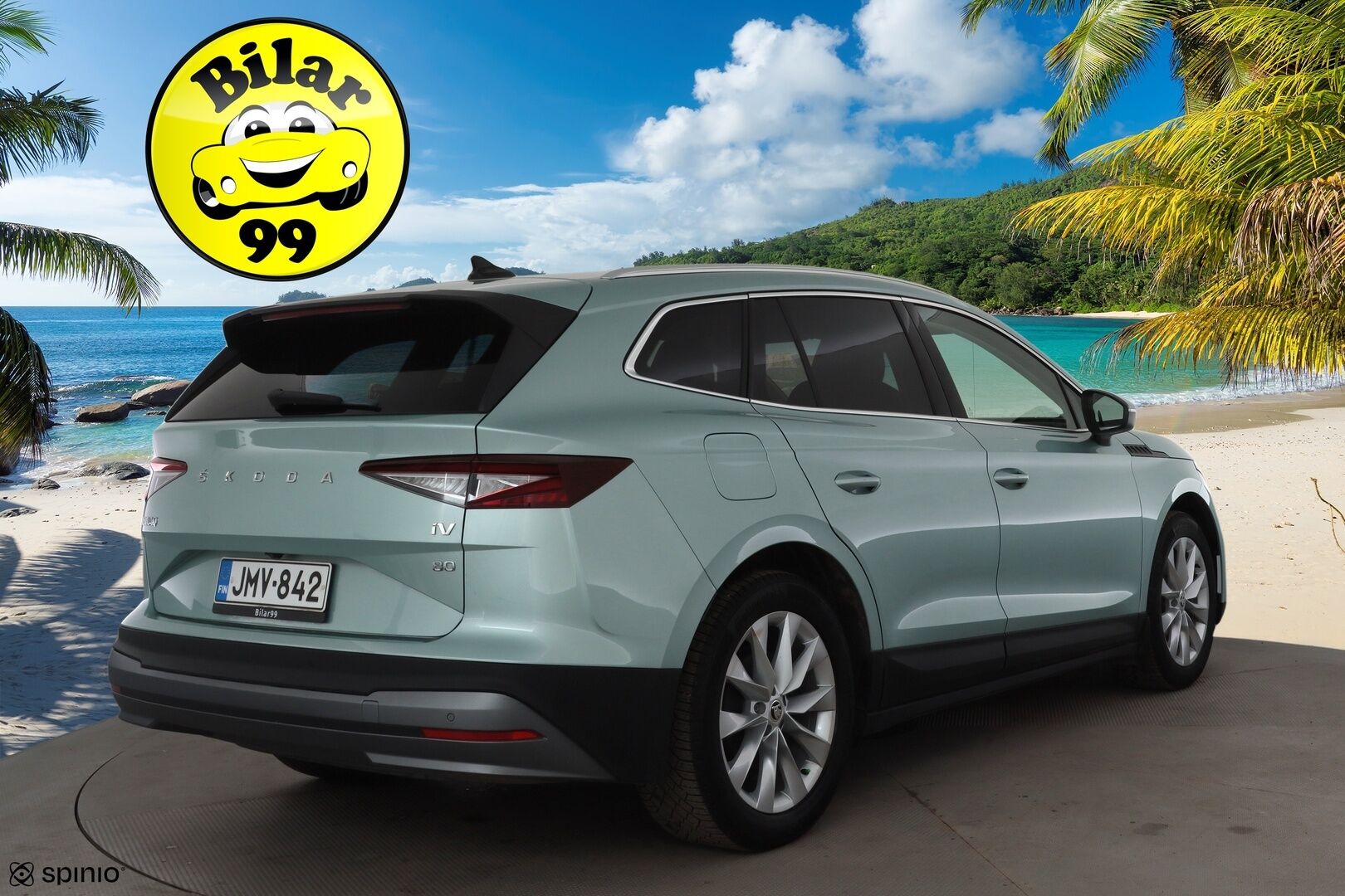 Skoda Enyaq 2023 80 iV * ACC / ILP / P.kamera / LED / Navi / Kaistavahti / Keyless * - 2-om Suomi-auto / Akku kuntotarkastettu / Kahdet renkaat aluvanteilla / Merkkihuollot
