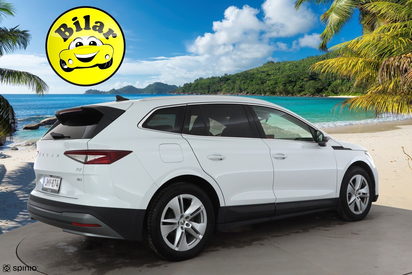 Skoda Enyaq 2023 80 Style iV - | ACC | ILP | Koukku | Canton | Muistipenkki | Matrix-LED | P.Kamera | Puolinahat | Ratinlämmitys | 1.Om Suomi-auto | Kahdet renkaat | Merkkihuollettu |