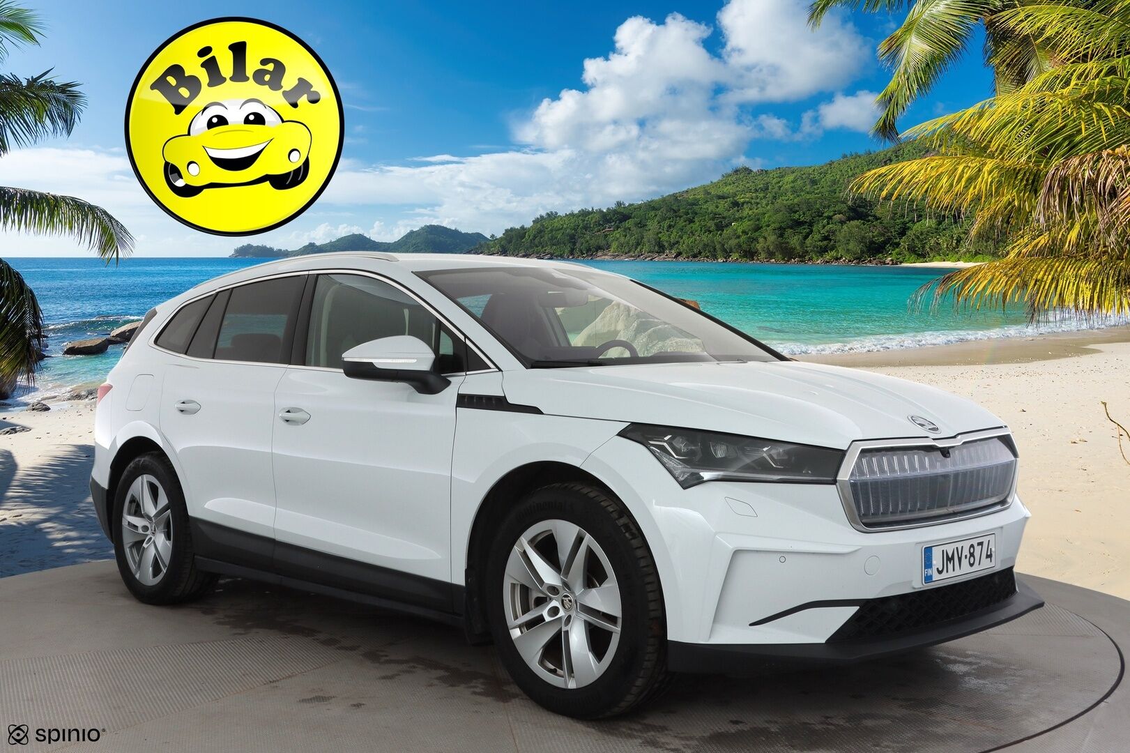 Skoda Enyaq 2023 80 Style iV - | ACC | ILP | Koukku | Canton | Muistipenkki | Matrix-LED | P.Kamera | Puolinahat | Ratinlämmitys | 1.Om Suomi-auto | Kahdet renkaat | Merkkihuollettu |