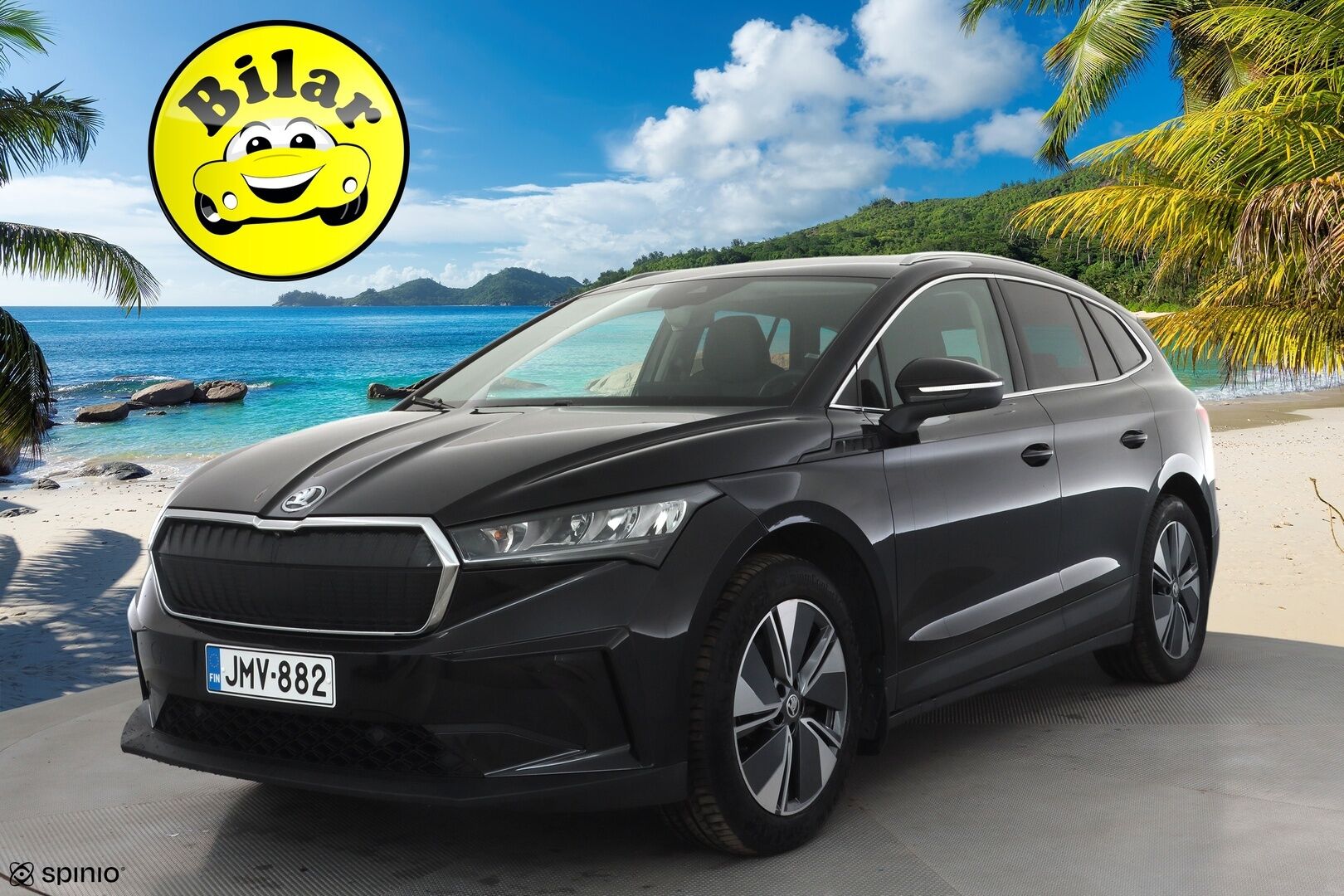 Skoda Enyaq 2023 80 iV - | ACC | ILP | Puolinahat | 360° | Lane Assist | Side Assist | Keyless | LED | Lämm. ratti | Sähk. takaluukku | 1-om suomiauto | 2x renkaat aluin | 