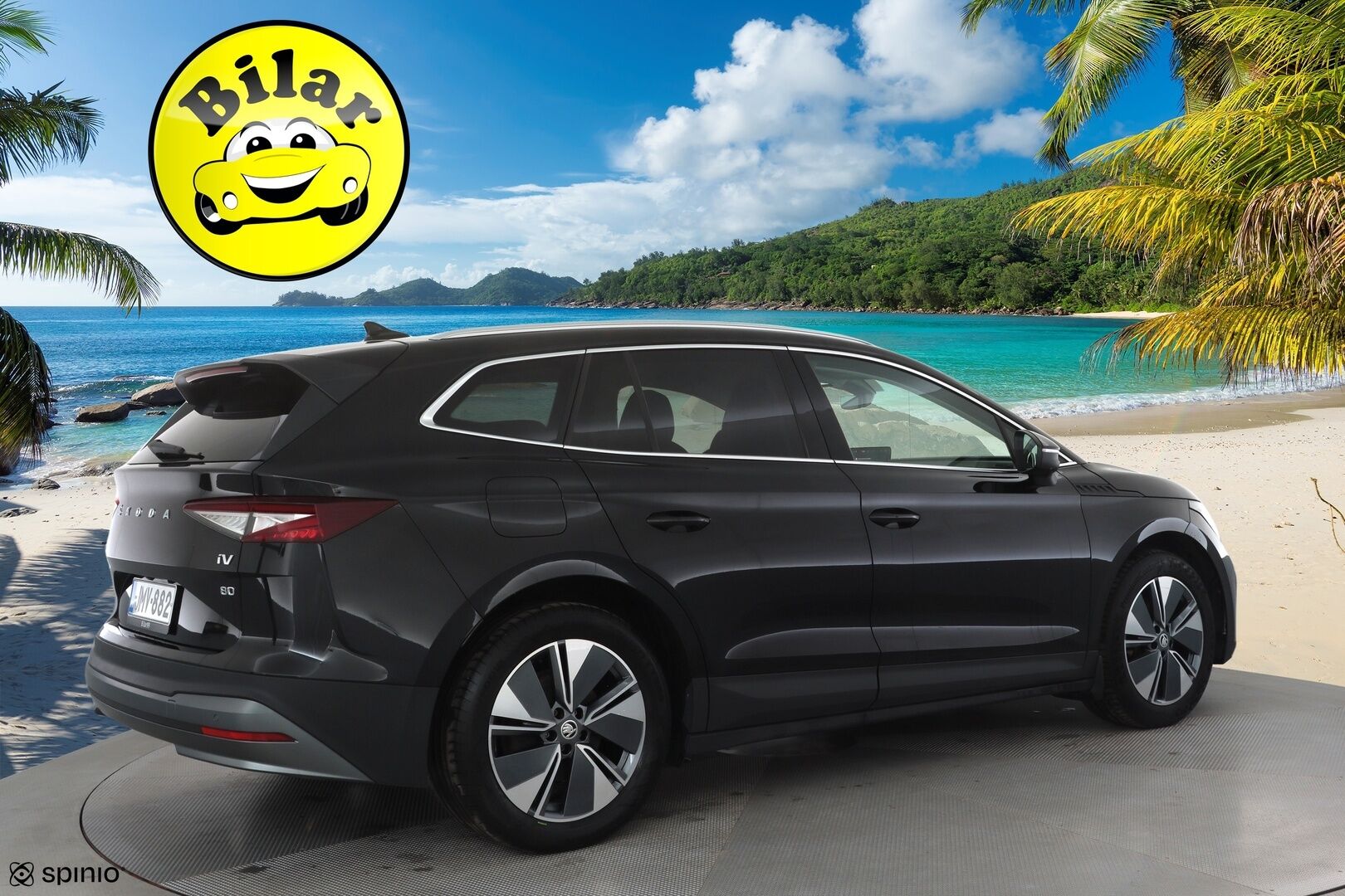Skoda Enyaq 2023 80 iV - | ACC | ILP | Puolinahat | 360° | Lane Assist | Side Assist | Keyless | LED | Lämm. ratti | Sähk. takaluukku | 1-om suomiauto | 2x renkaat aluin | 