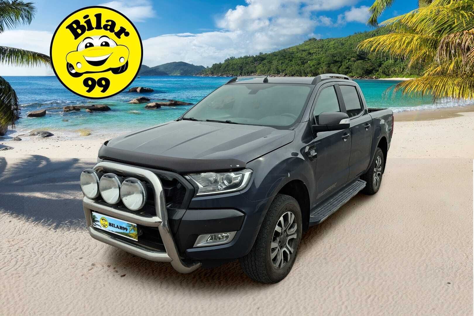 Ford Ranger 2017 Double Cab 3,2TDCi 200 hv A6 Wildtrak 4x4 / Sähköpenkit / Webasto / Koukku / Kutoskone - HULLUT AVAJAISHULINAT KORKOTARJOUS 3,29 %