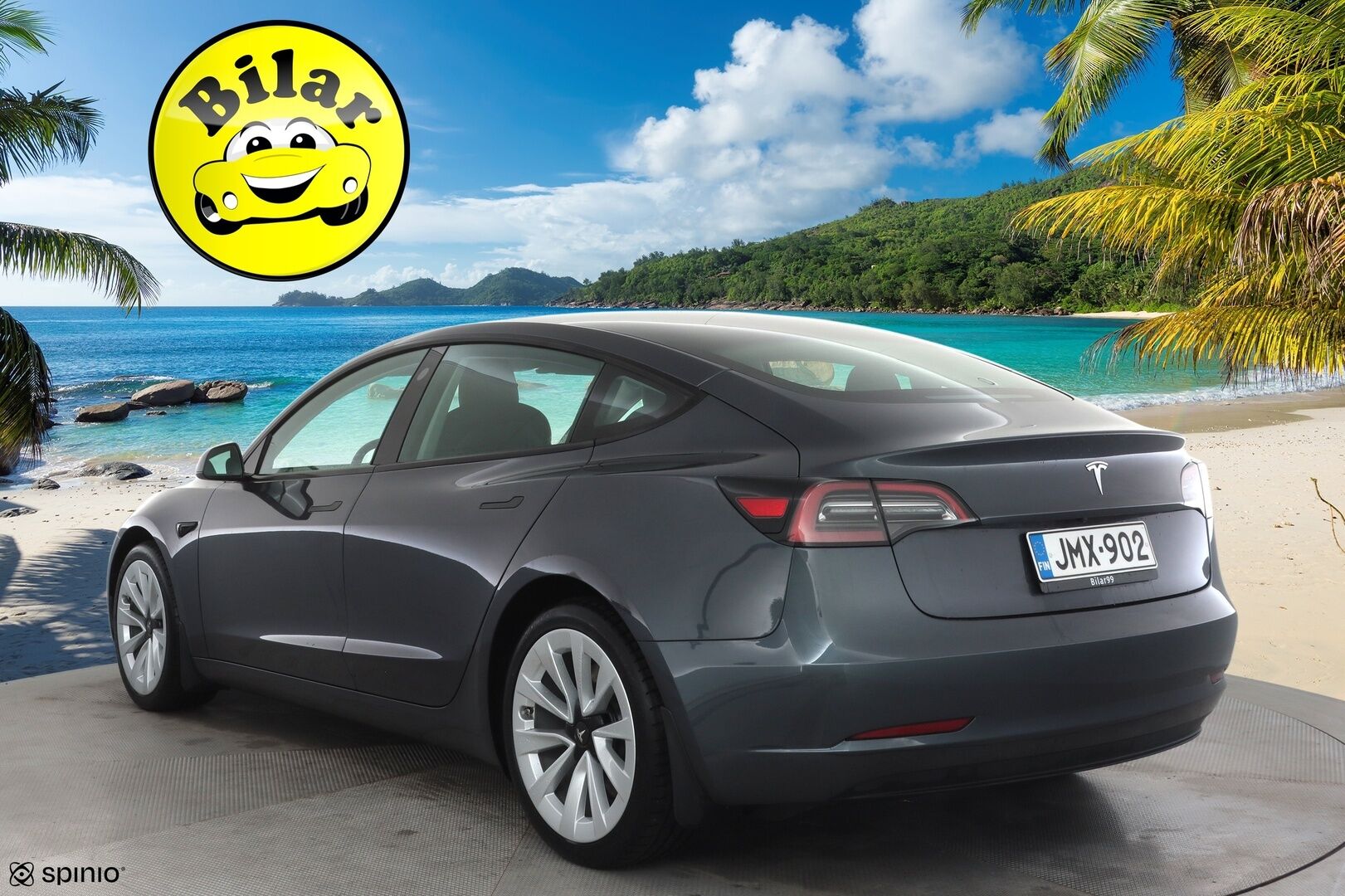 Tesla Model 3 2023 Long Range - | ILP | ACC | Lasikatto | Matrix-LED | P.Kamera | Muistipenkki | Premium Audio | Kaistavahti | Navi | Keyless | 1-om Suomi-auto | 2x Latauskaapelit | Kahdet renkaat |