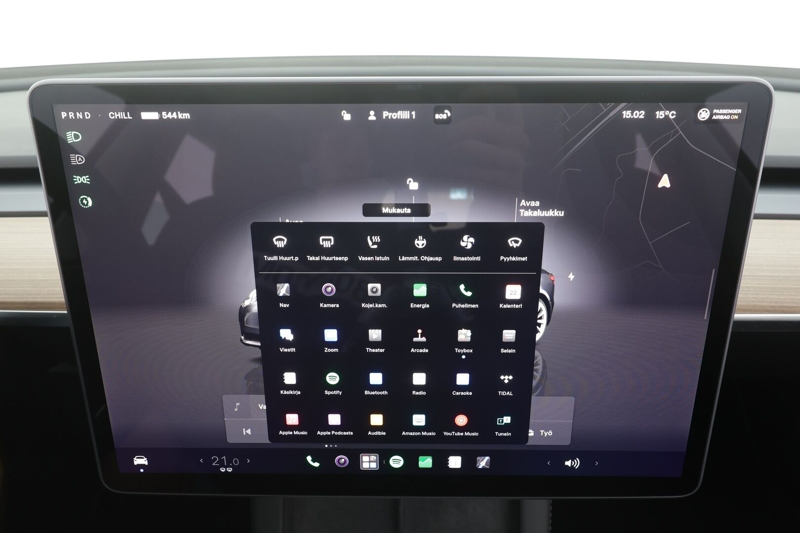Tesla Model 3 2023 Long Range - | ILP | ACC | Lasikatto | Matrix-LED | P.Kamera | Muistipenkki | Premium Audio | Kaistavahti | Navi | Keyless | 1-om Suomi-auto | 2x Latauskaapelit | Kahdet renkaat |