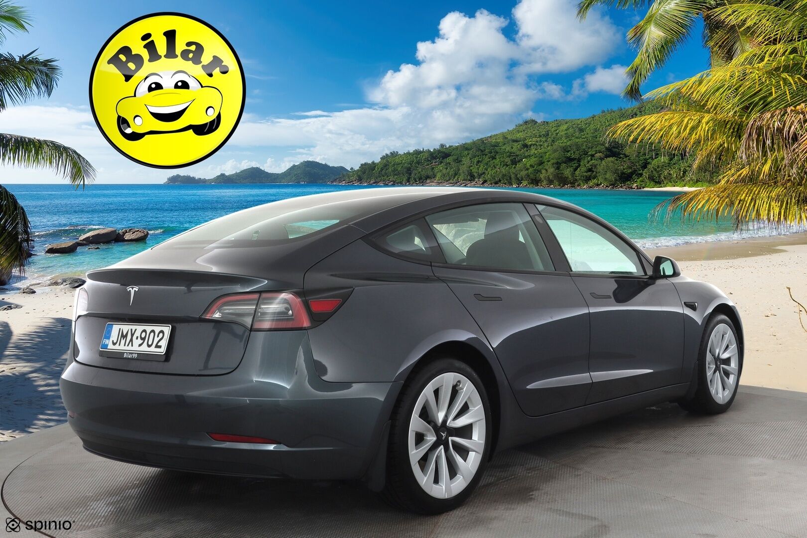 Tesla Model 3 2023 Long Range - | ILP | ACC | Lasikatto | Matrix-LED | P.Kamera | Muistipenkki | Premium Audio | Kaistavahti | Navi | Keyless | 1-om Suomi-auto | 2x Latauskaapelit | Kahdet renkaat |