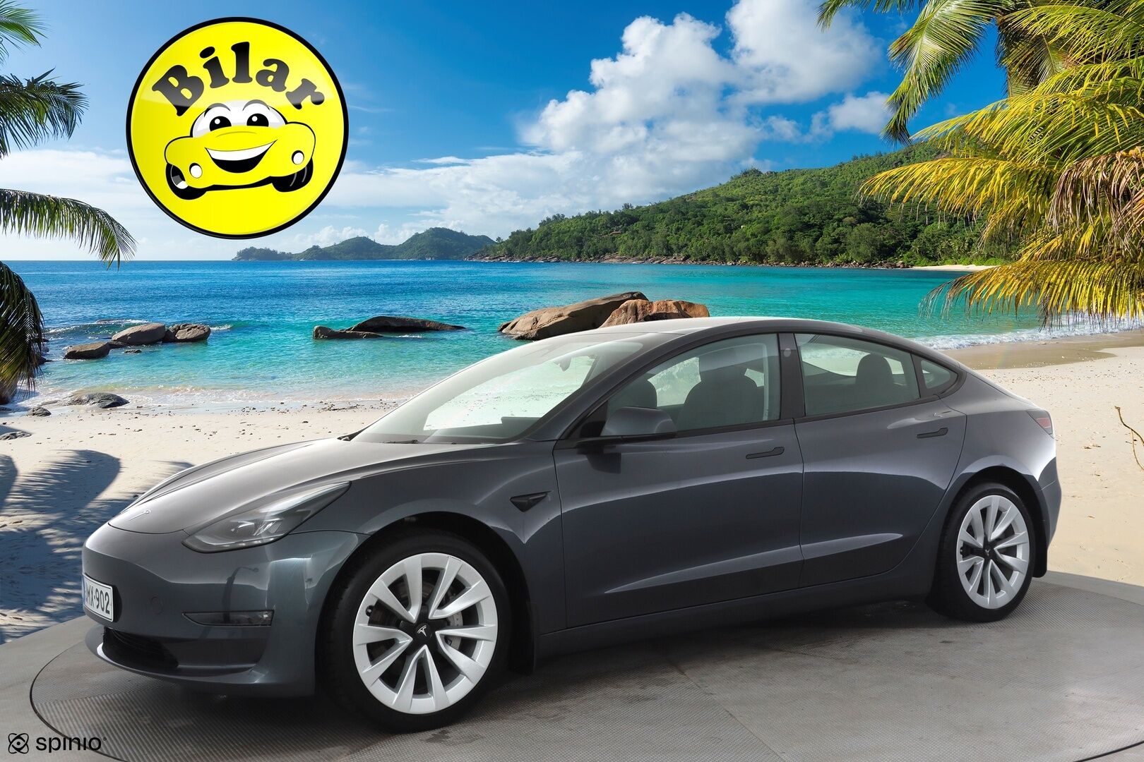 Tesla Model 3 2023 Long Range - | ILP | ACC | Lasikatto | Matrix-LED | P.Kamera | Muistipenkki | Premium Audio | Kaistavahti | Navi | Keyless | 1-om Suomi-auto | 2x Latauskaapelit | Kahdet renkaat |