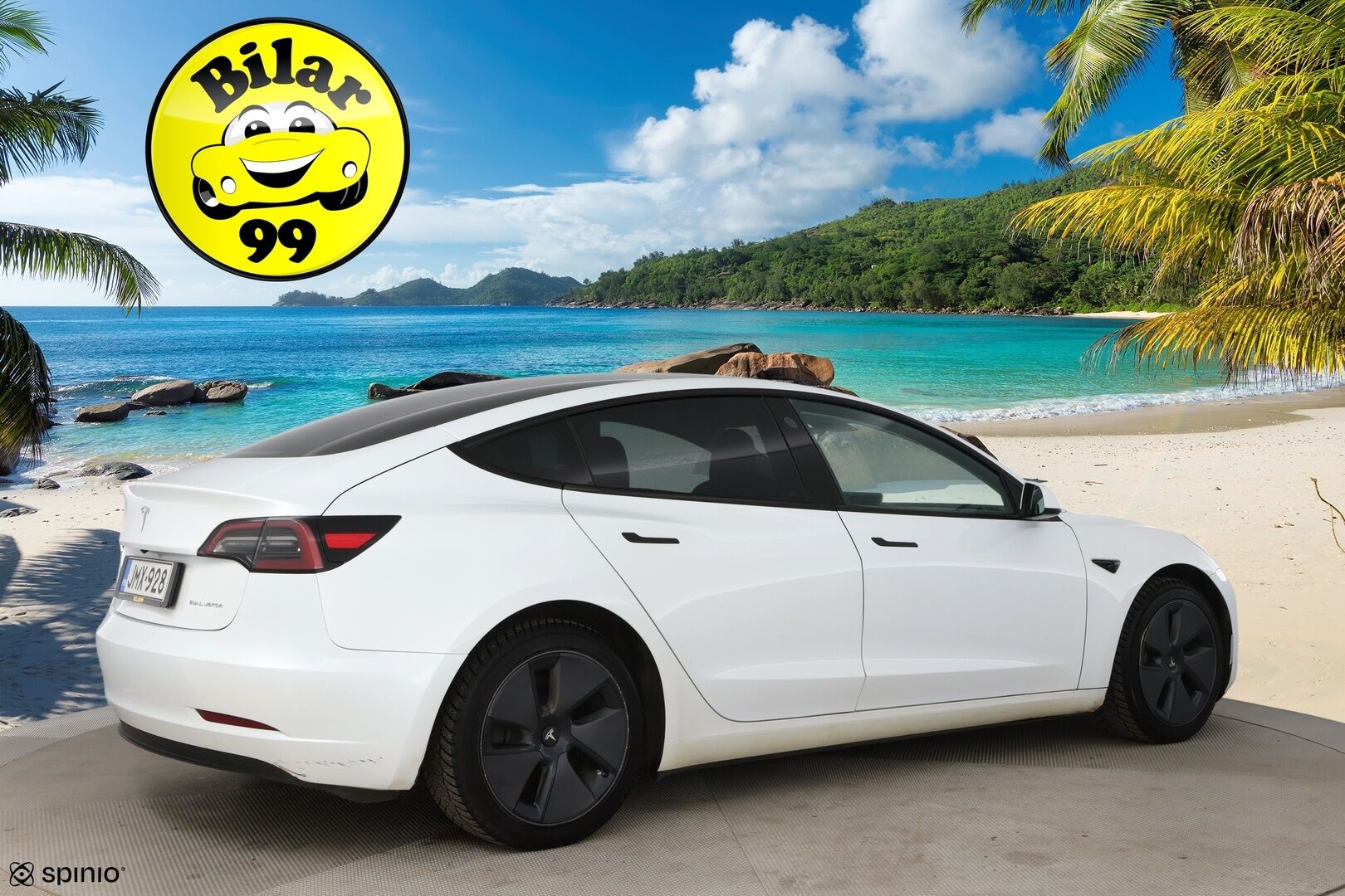 Tesla Model 3 2023 Long Range / Suomi-auto / Autopilot / Lasikatto / AMD Ryzen / - Kahdet renkaat / Premium Audio / Lämpöpumppu / Muistipenkki 