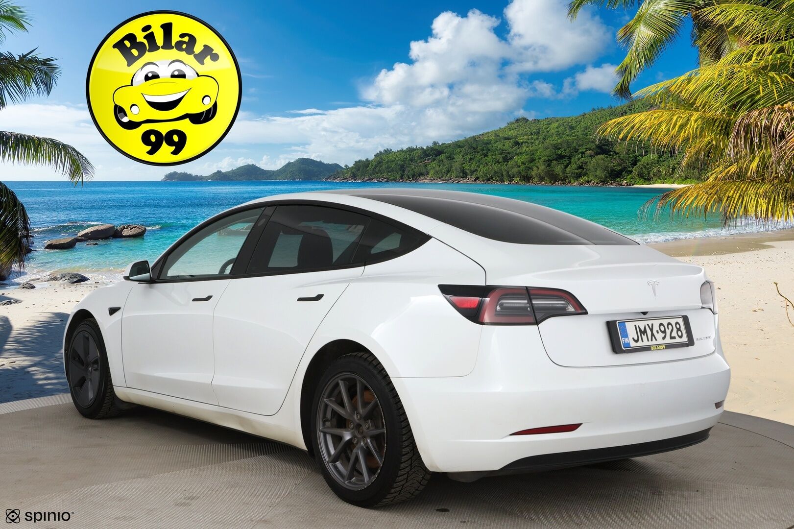 Tesla Model 3 2023 Long Range / Suomi-auto / Autopilot / Lasikatto / AMD Ryzen / - Kahdet renkaat / Premium Audio / Lämpöpumppu / Muistipenkki 