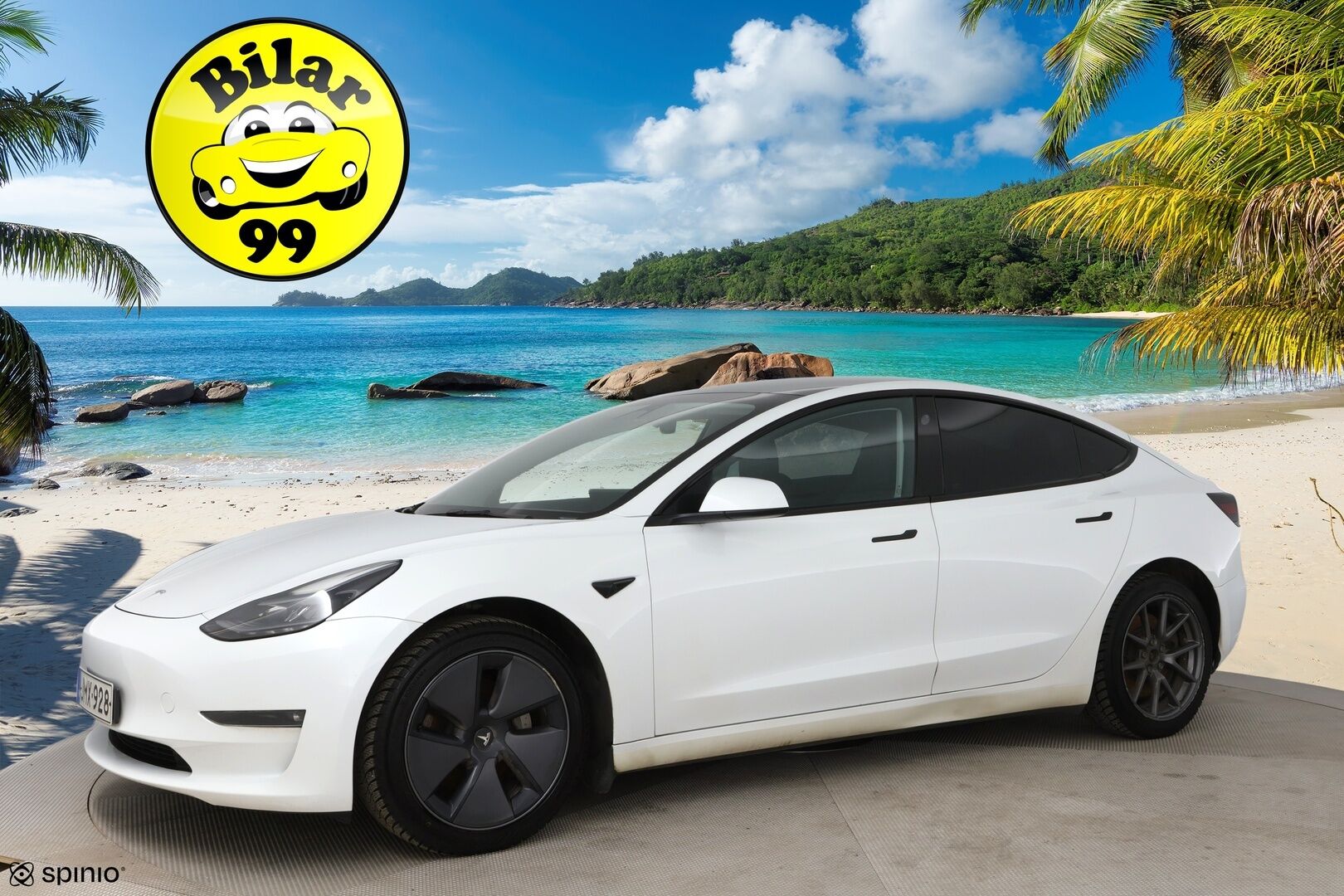 Tesla Model 3 2023 Long Range / Suomi-auto / Autopilot / Lasikatto / AMD Ryzen / - Kahdet renkaat / Premium Audio / Lämpöpumppu / Muistipenkki 