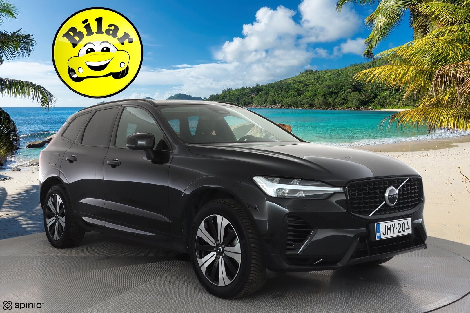 Volvo XC60 2023 T6 AWD Long Range Plus Dark aut - | ACC | Webasto | Koukku | Full LED | Panorama | High Performance Audio | Muistipenkit | P.kamera | Keyless | Apple&Android | Suomi-auto | Kahdet Renkaat | Merkkihuollettu |