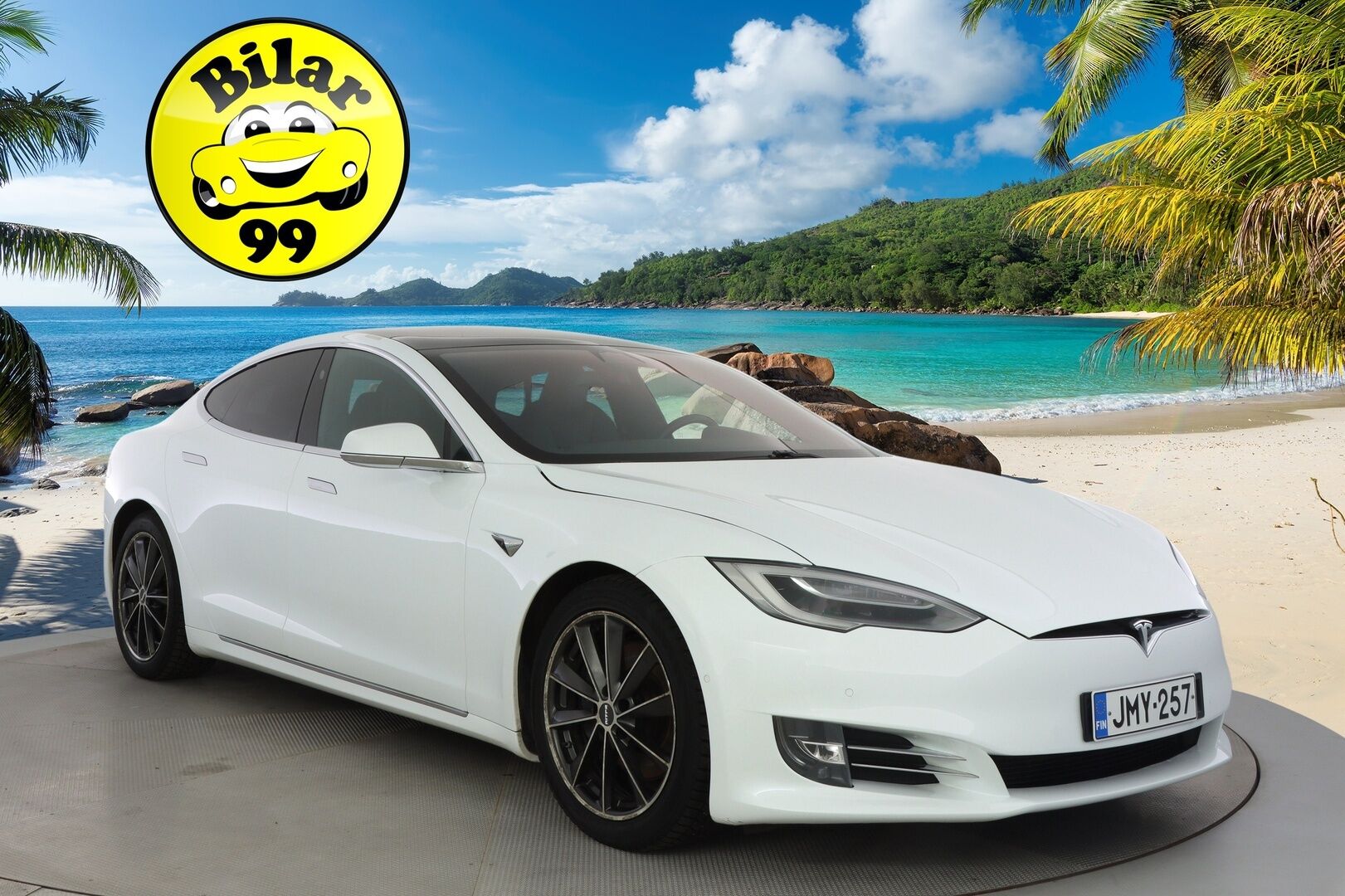 TESLA MODEL S 2020 Dual Motor Long Range AWD * Facelift / Autopilot / CCS / Ilma-Alusta / Premium Audio / Lasikatto / Nahat * - * Kahdet renkaat vanteineen / Pearl White * - HULLU BLACKWEEK KORKOTARJOUS 2,49%