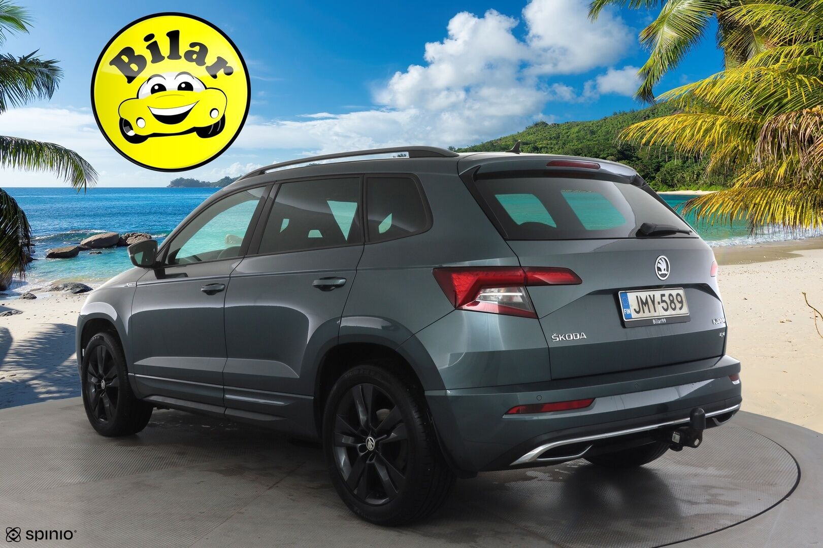 Skoda Karoq 2019 2,0 TSI 4x4 SportLine DSG Autom. - Webasto | Koukku | Canton | ACC | LED | P.Kamera | Navi | Kaistavahti | Katveavustin | Keyless | Kahdet renkaat |