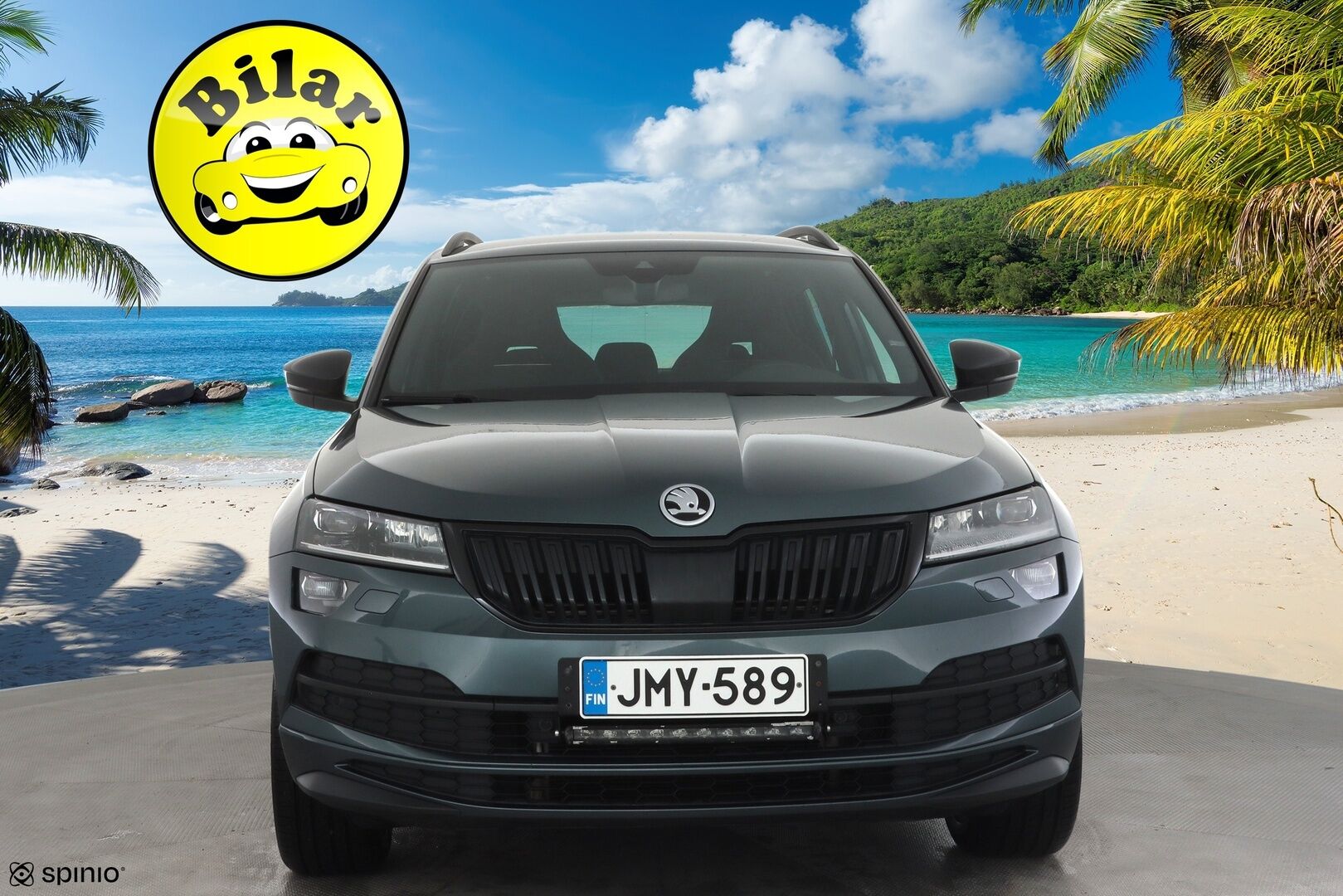 Skoda Karoq 2019 2,0 TSI 4x4 SportLine DSG Autom. - Webasto | Koukku | Canton | ACC | LED | P.Kamera | Navi | Kaistavahti | Katveavustin | Keyless | Kahdet renkaat |