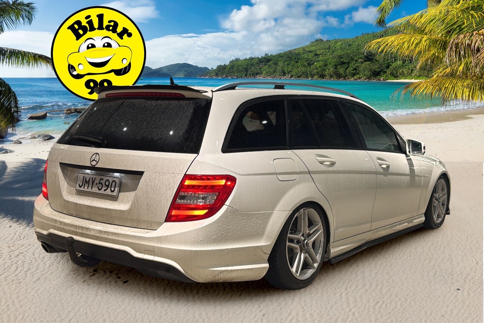 MERCEDES-BENZ C 2012 220 CDI AMG / Adapt. vak / Muistipenkki / Panorama / Vetokoukku / ILS / BLIS - Huippuvarusteltu yksilö erinomaisella huoltohistorialla!