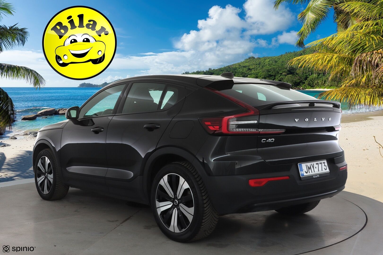 Volvo C40 2023 Recharge Single Plus aut - | ACC | ILP | Koukku | Lasikatto | LED | High Performance audio | Muistipenkki | P.kamera | Keyless | Apple&Android | 1.Om Suomi-auto | Kahdet Renkaat |
