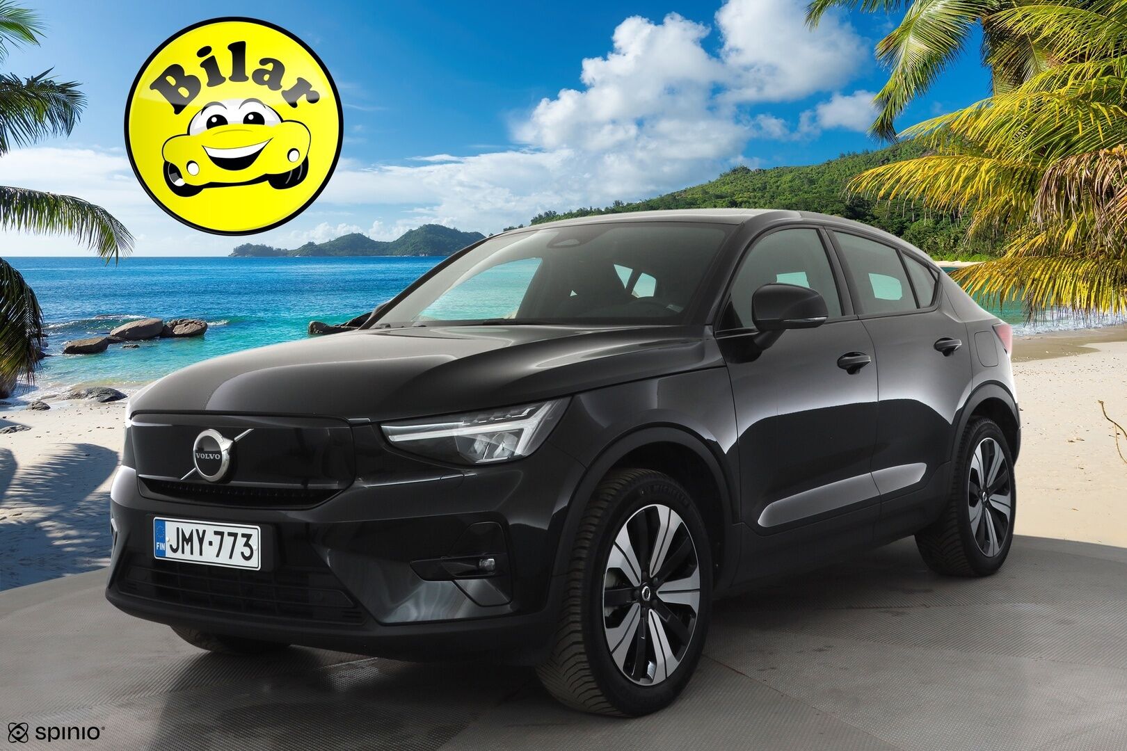 Volvo C40 2023 Recharge Single Plus aut - | ACC | ILP | Koukku | Lasikatto | LED | High Performance audio | Muistipenkki | P.kamera | Keyless | Apple&Android | 1.Om Suomi-auto | Kahdet Renkaat |