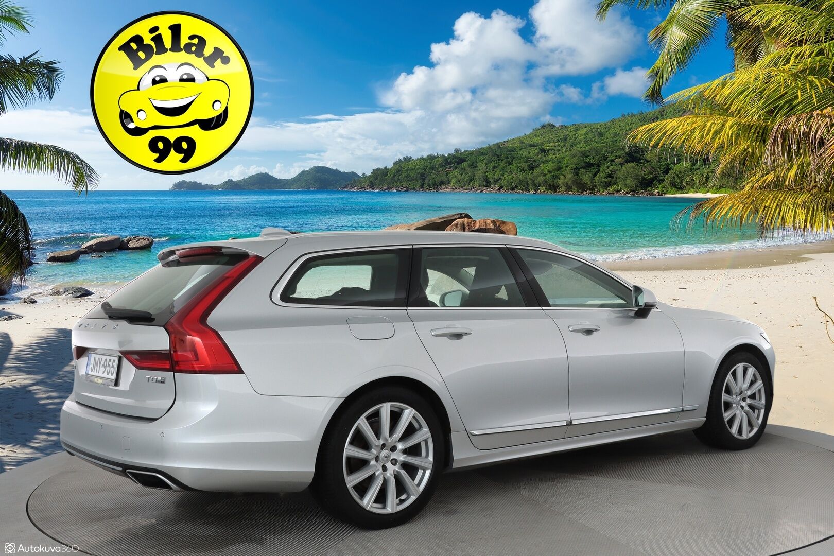 Volvo V90 2020 T8 Inscription ** Webasto / Adapt.Vakkari / P.Tutkat / LED-valot / Sporttipenkki Muistilla / Navi / KeylessGO ** - 2x Renkaat / Merkkihuollettu / Akku Kuntotarkistettu!