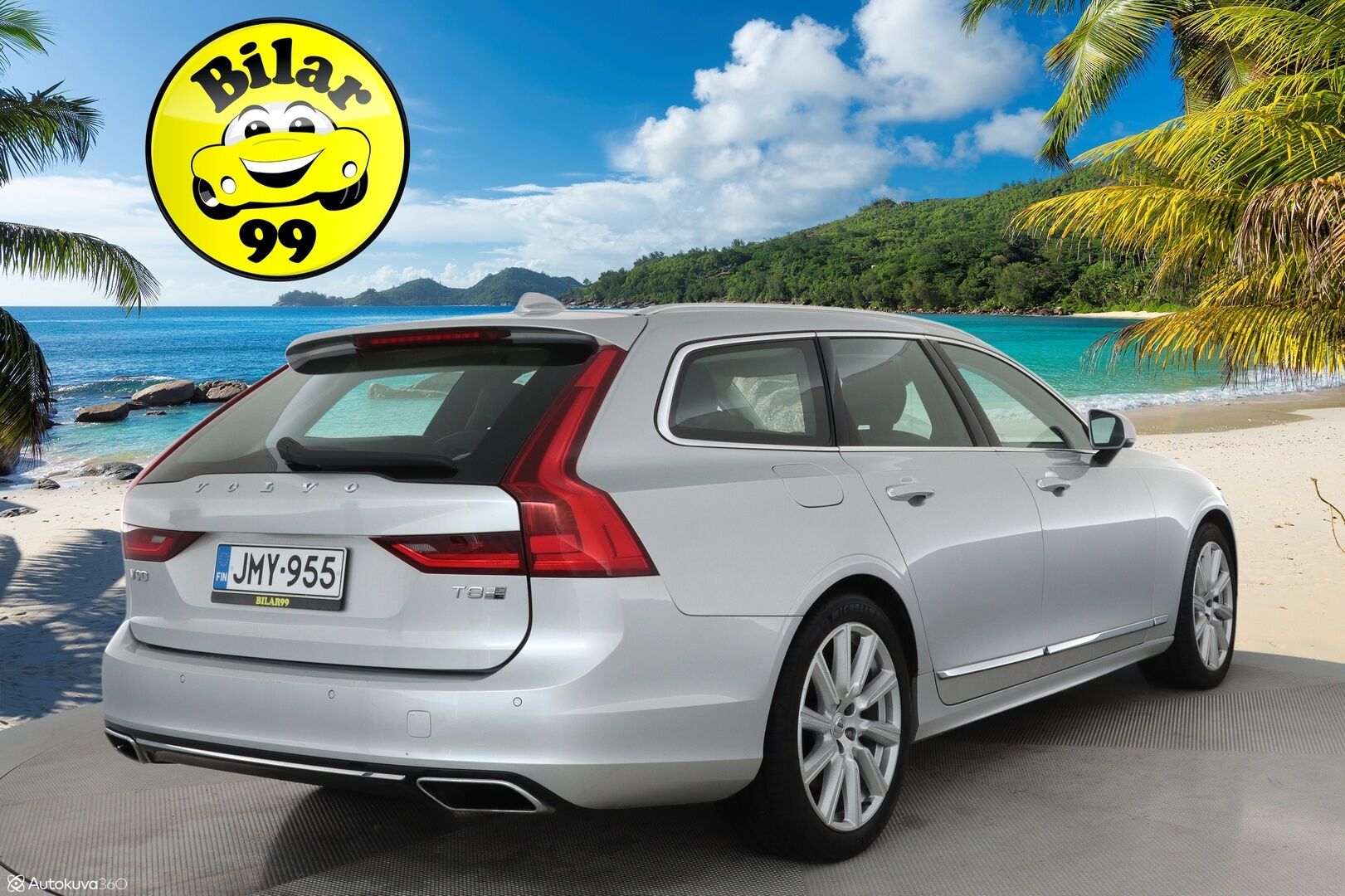 Volvo V90 2020 T8 Inscription ** Webasto / Adapt.Vakkari / P.Tutkat / LED-valot / Sporttipenkki Muistilla / Navi / KeylessGO ** - 2x Renkaat / Merkkihuollettu / Akku Kuntotarkistettu!