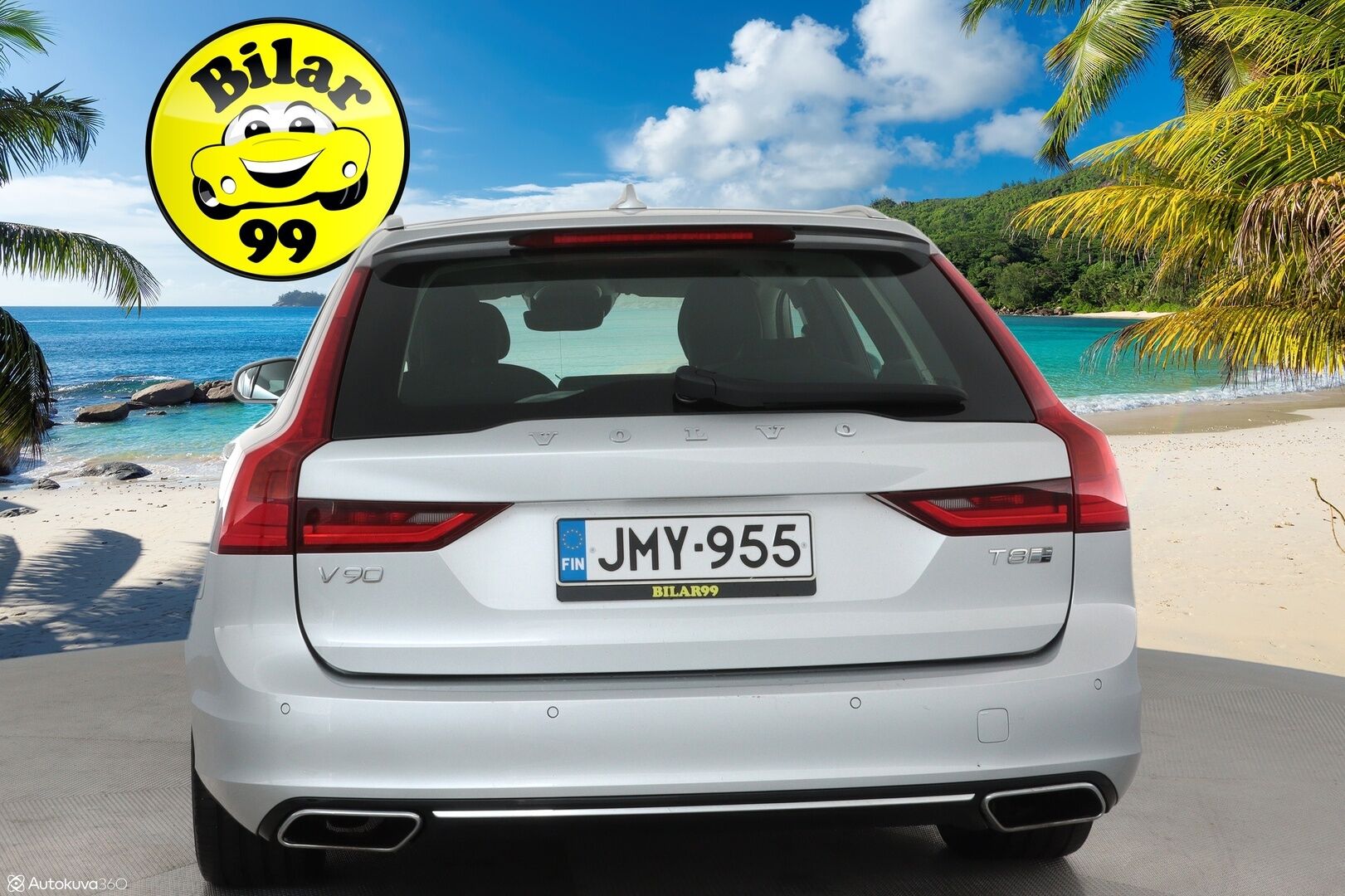 Volvo V90 2020 T8 Inscription ** Webasto / Adapt.Vakkari / P.Tutkat / LED-valot / Sporttipenkki Muistilla / Navi / KeylessGO ** - 2x Renkaat / Merkkihuollettu / Akku Kuntotarkistettu!
