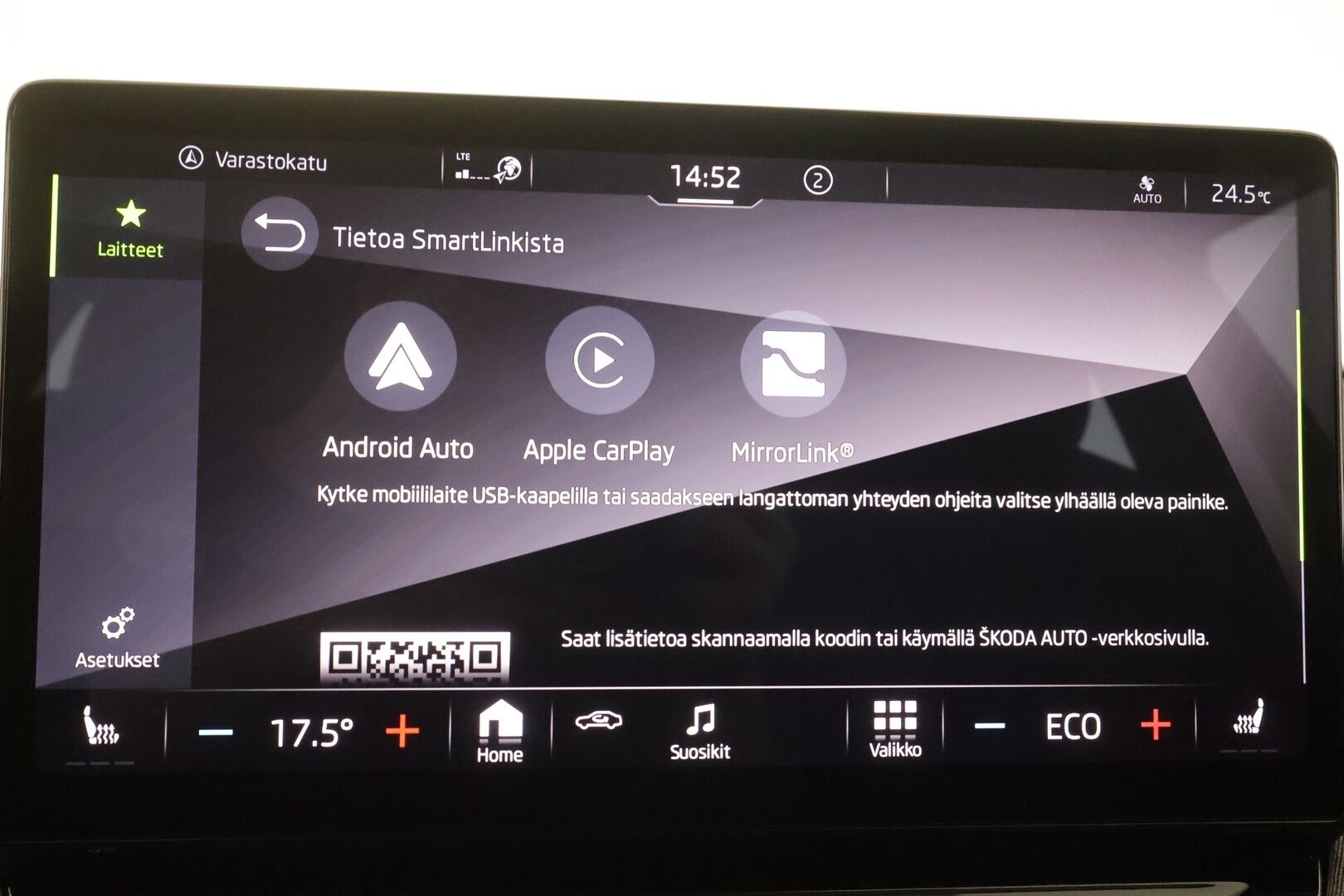 Skoda Enyaq 2023 80 Style iV - | ACC | ILP | Koukku | Skoda crystal Matrix-LED | HUD | Canton | Muistipenkki | Keyless | Puolinahat | Apple&Android | 1.Om Suomi-auto | Kahdet Renkaat |