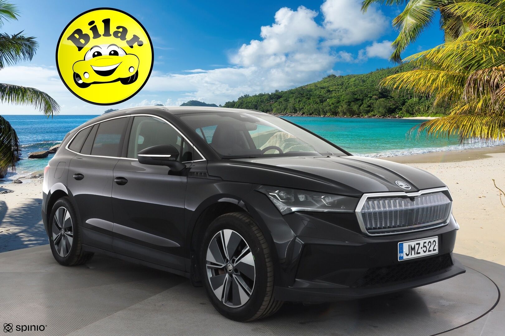 Skoda Enyaq 2023 80 Style iV - | ACC | ILP | Koukku | Skoda crystal Matrix-LED | HUD | Canton | Muistipenkki | Keyless | Puolinahat | Apple&Android | 1.Om Suomi-auto | Kahdet Renkaat |