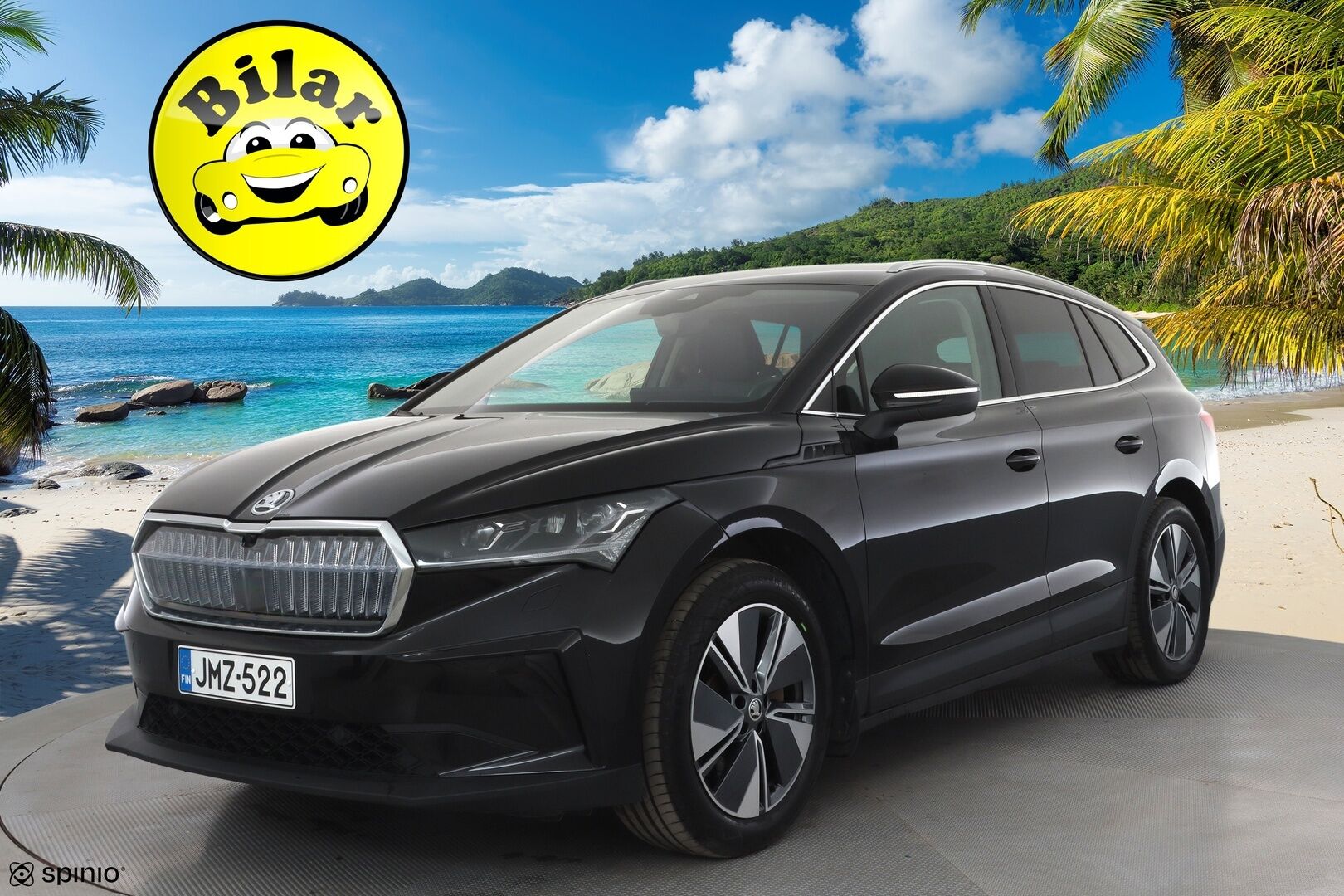 Skoda Enyaq 2023 80 Style iV - | ACC | ILP | Koukku | Skoda crystal Matrix-LED | HUD | Canton | Muistipenkki | Keyless | Puolinahat | Apple&Android | 1.Om Suomi-auto | Kahdet Renkaat |