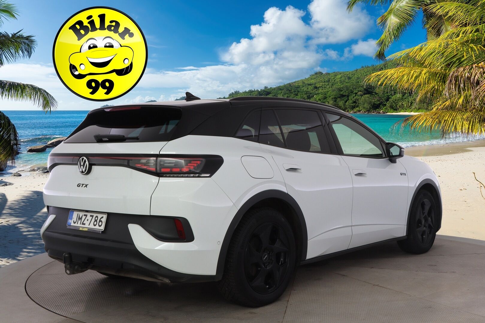 Volkswagen ID.4 2023 82kWh GTX Dual Motor AWD */ Adapt. vakkari / 360°-kamera / IQ-Lights / ILP / Navi / Keyless / Koukku / 2x renkaat /* - Kattavasti varusteltu / Ilmainen kotiintoimitus