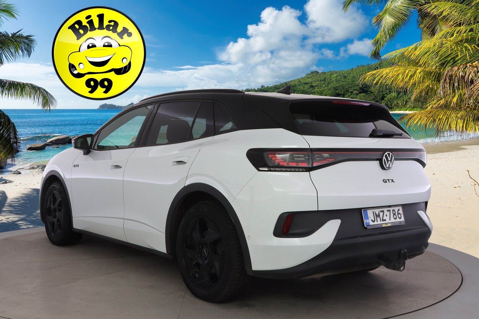 Volkswagen ID.4 2023 82kWh GTX Dual Motor AWD */ Adapt. vakkari / 360°-kamera / IQ-Lights / ILP / Navi / Keyless / Koukku / 2x renkaat /* - Kattavasti varusteltu / Ilmainen kotiintoimitus