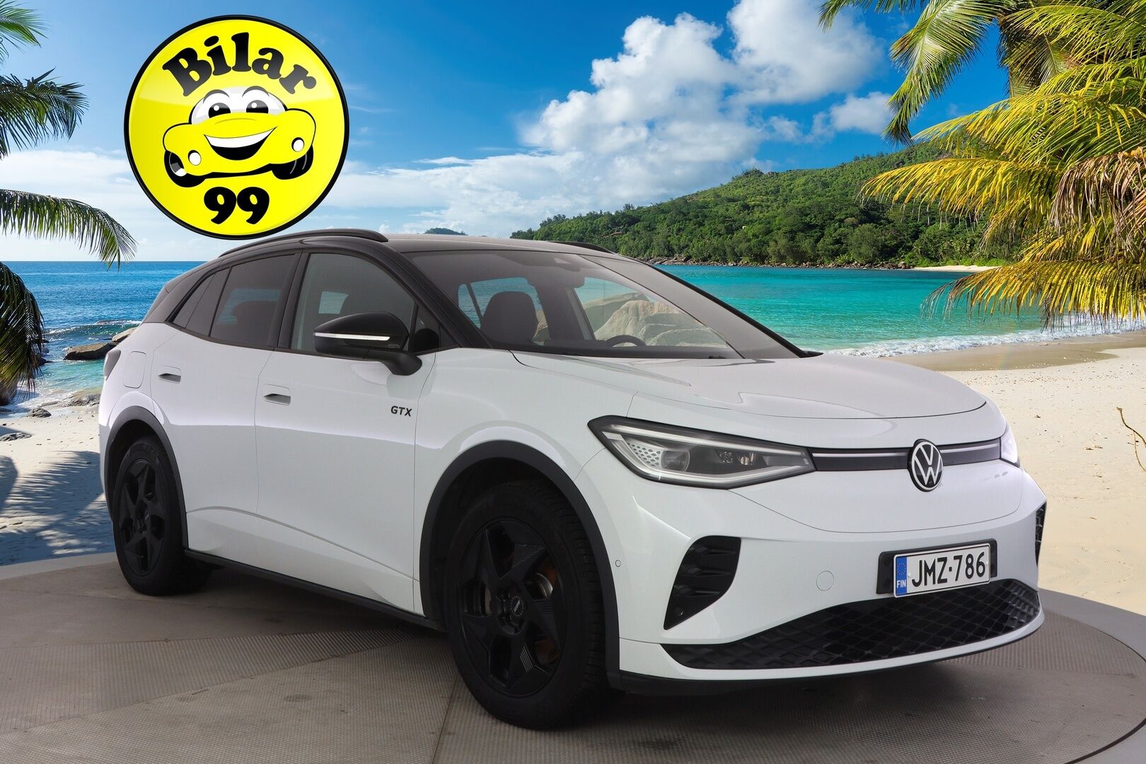 Volkswagen ID.4 2023 82kWh GTX Dual Motor AWD */ Adapt. vakkari / 360°-kamera / IQ-Lights / ILP / Navi / Keyless / Koukku / 2x renkaat /* - Kattavasti varusteltu / Ilmainen kotiintoimitus