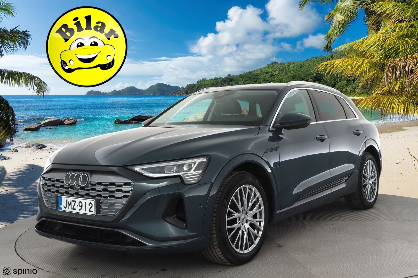 Audi Q8 e-tron 2024 50 e-tron quattro - | ACC | Koukku | Matrix | Ilma-alusta | Muistipenkki | Nahka-alcantara | P.kamera | Navi | Digimittaristo | Suomi-auto | 