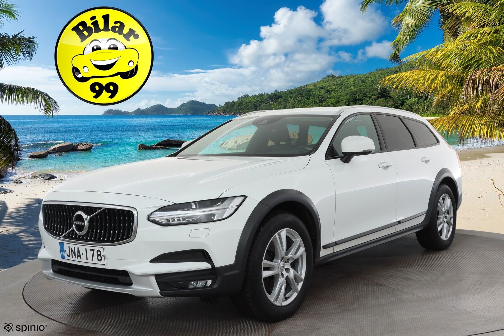Volvo V90 Cross Country 2018 D4 AWD Business aut * Pilot assist / LED / High Performance audio / Webasto / Koukku / P.Kamera / Keyless * - Kahdet renkaat / Huippu neliveto / Kattavat varusteet - HULLUT AVAJAISHULINAT KORKOTARJOUS 3,29 %